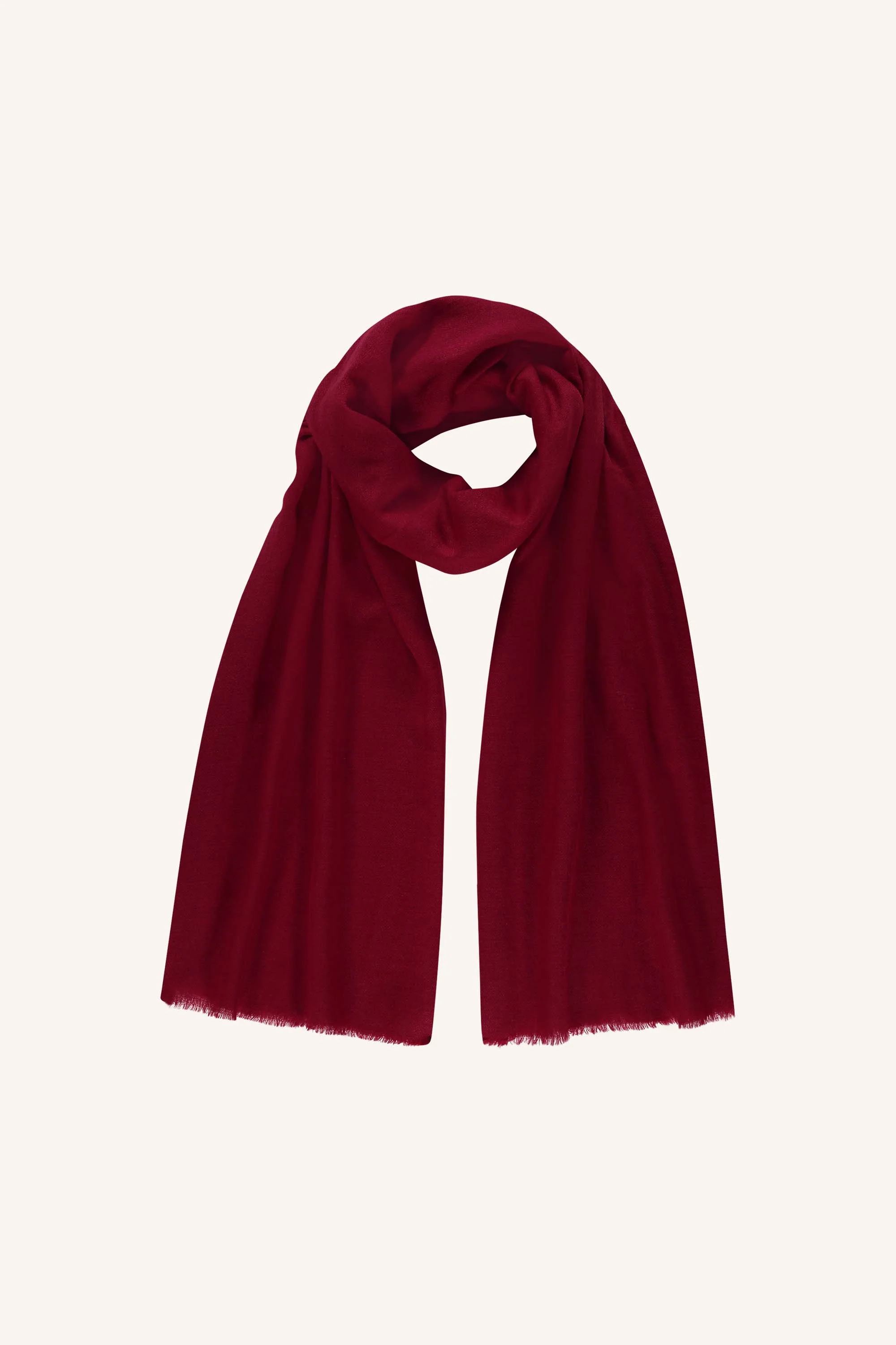 aria scarf | cherry red - Image 3