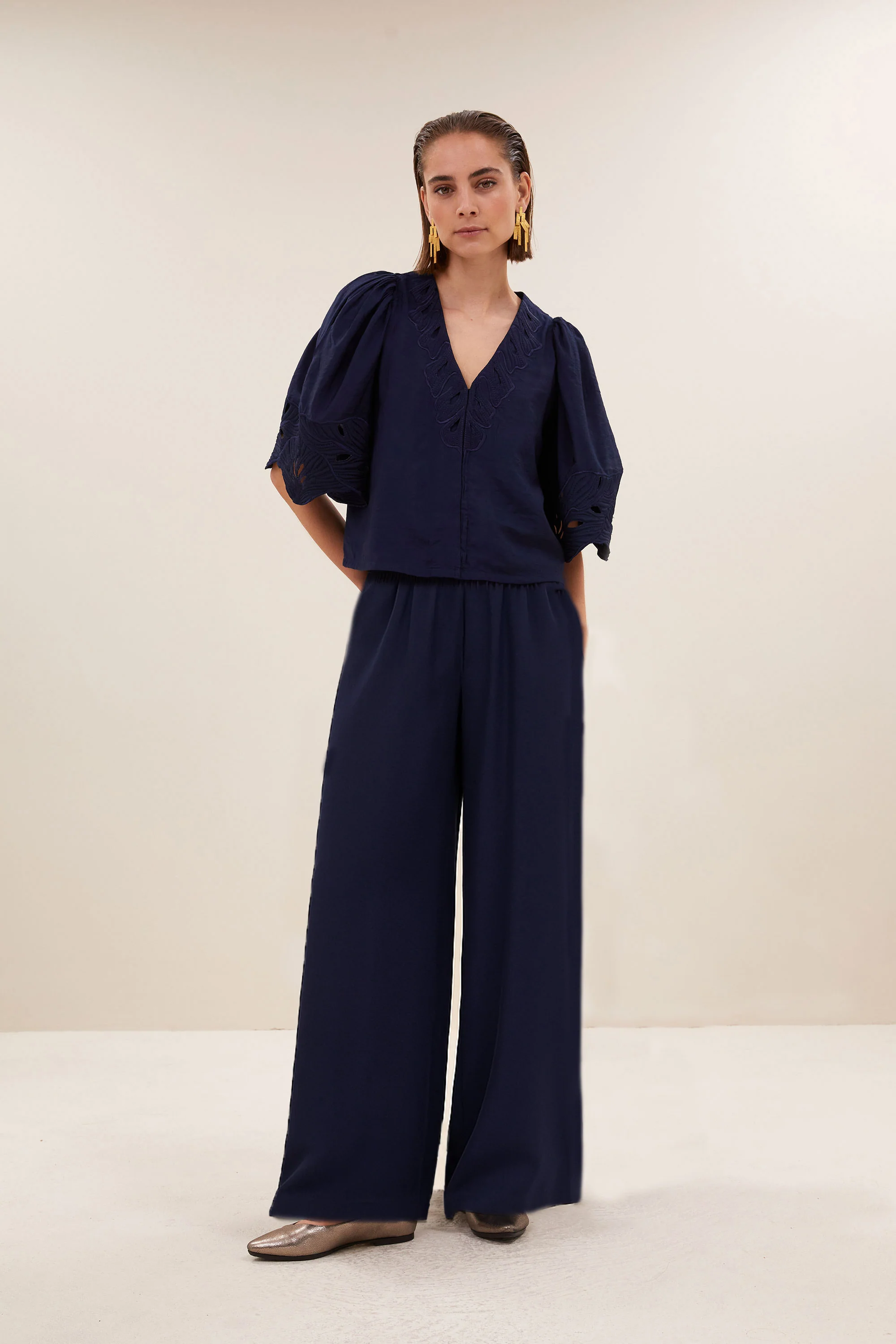 audrey blouse | evening blue - Image 3