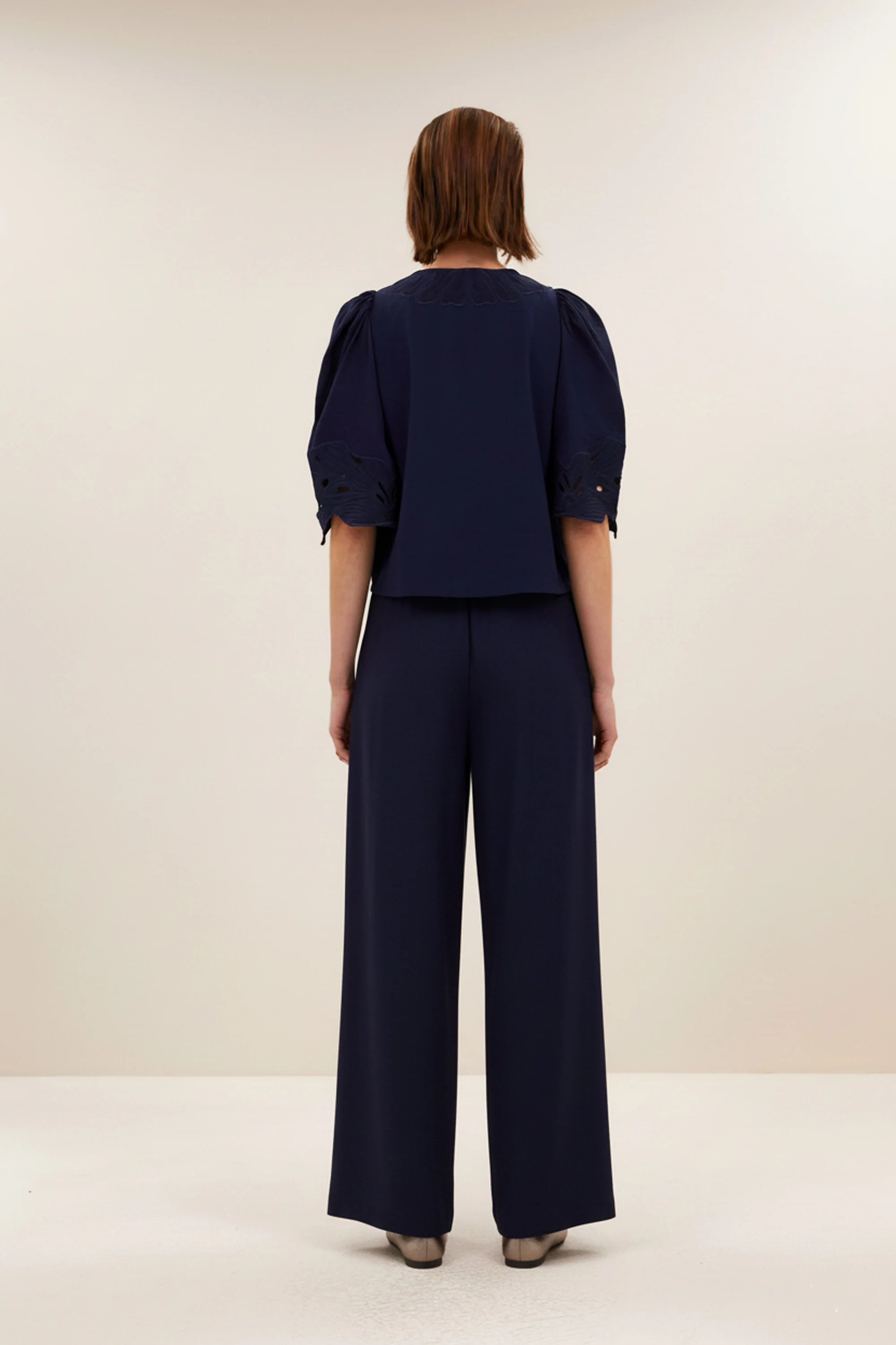audrey blouse | evening blue - Image 5
