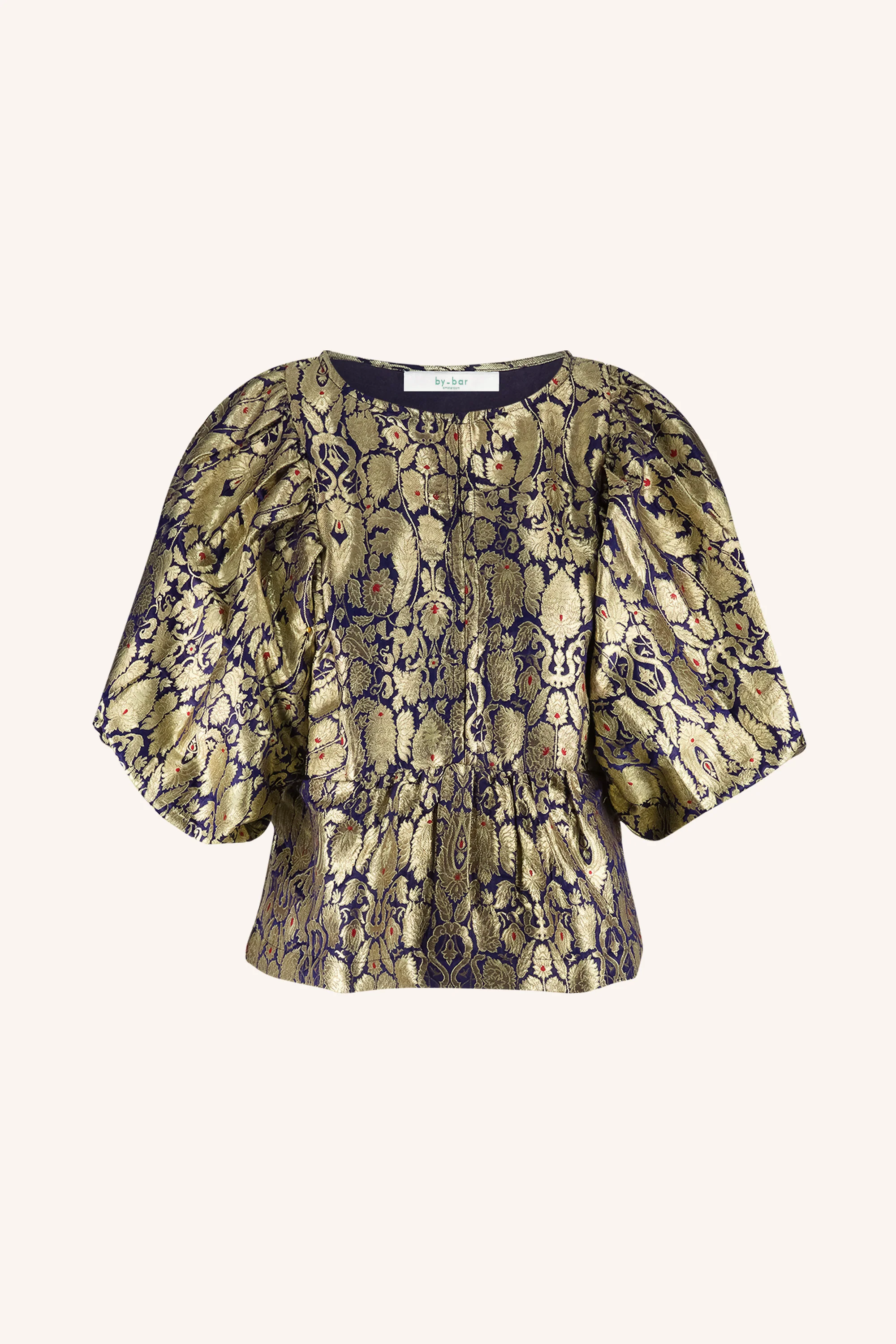 avelon festive blouse | gold - Image 9