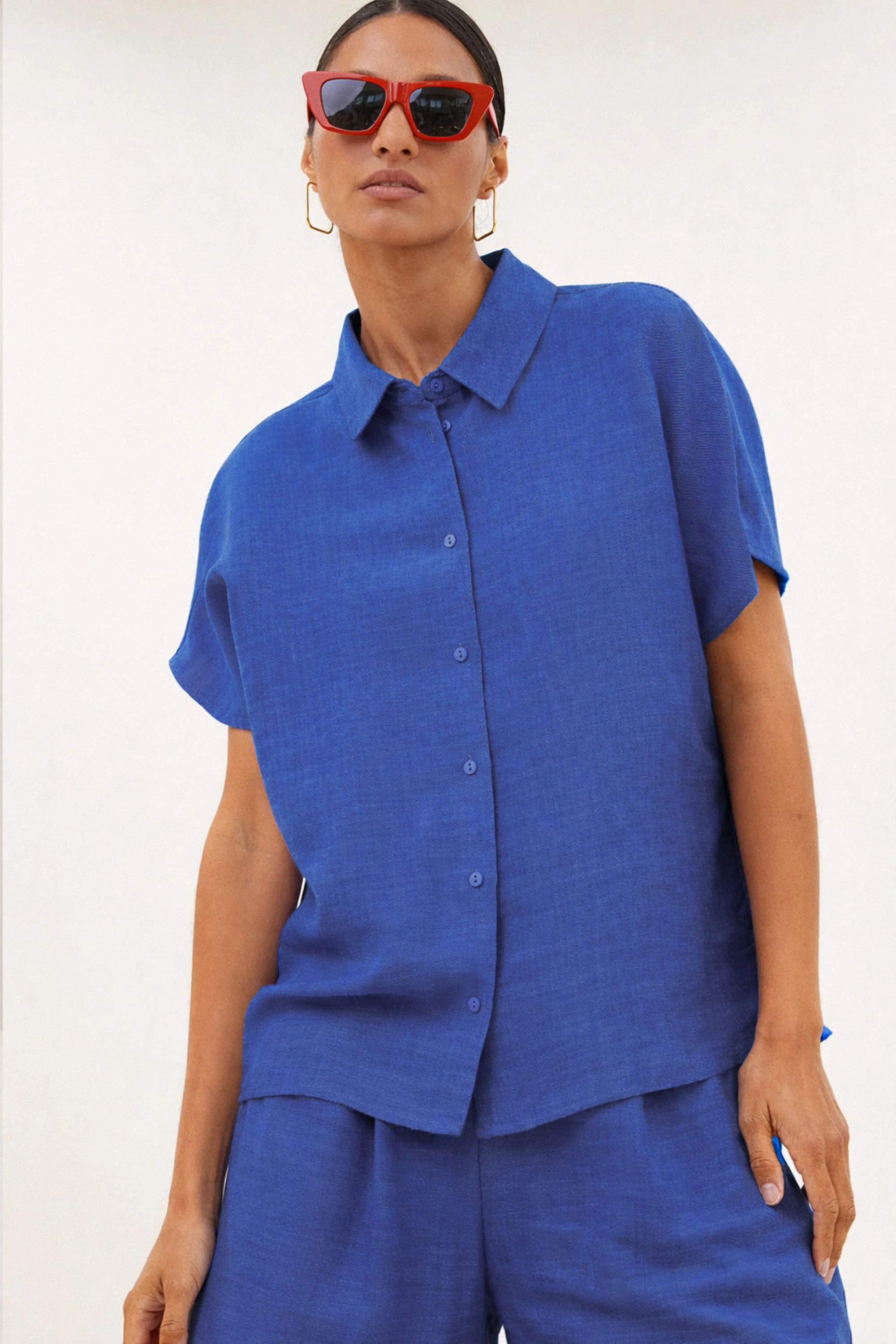 barley gloss blouse | kingsblue - Image 2