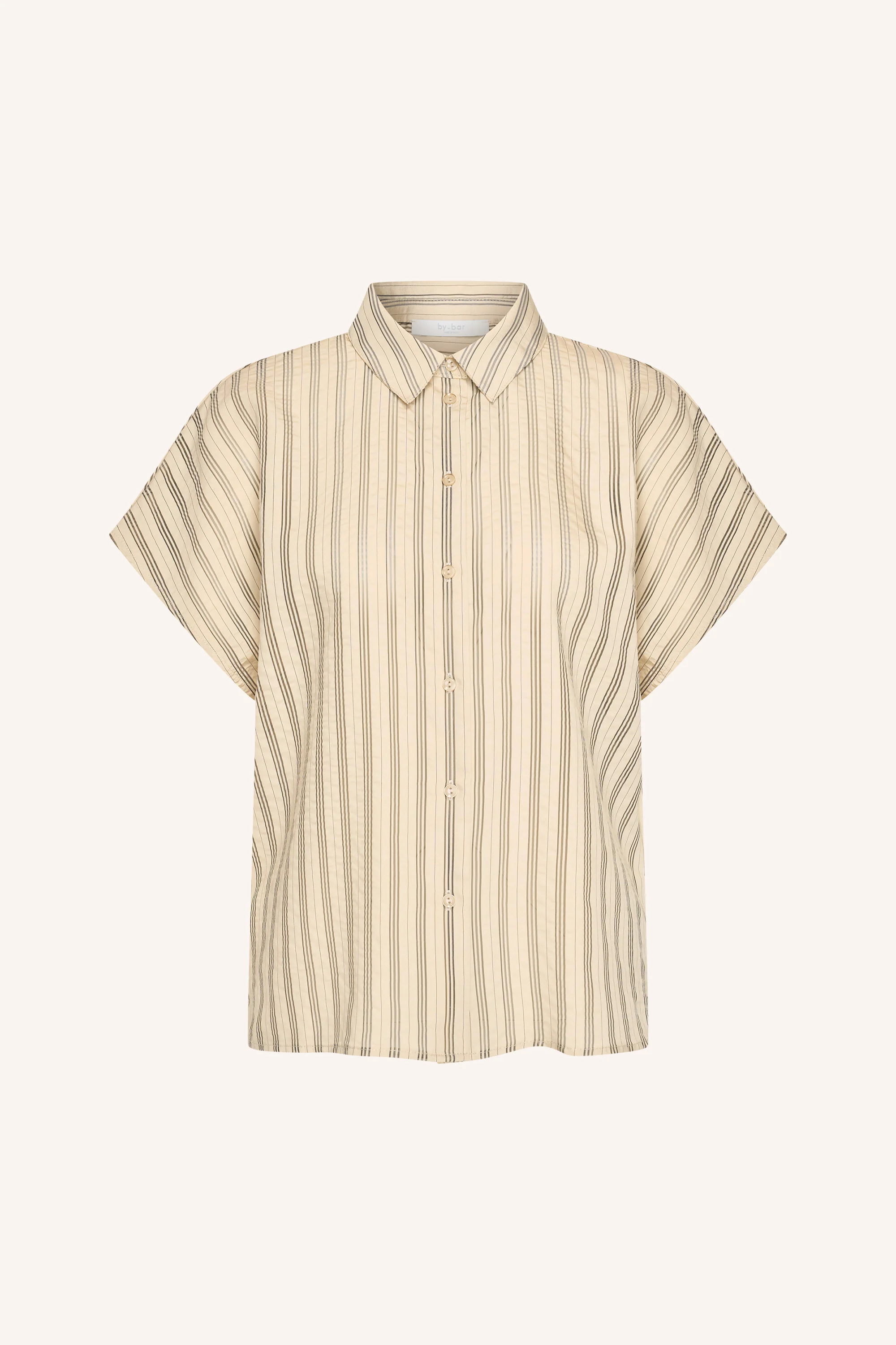 barley seer stripe blouse | jet black stripe - Image 6