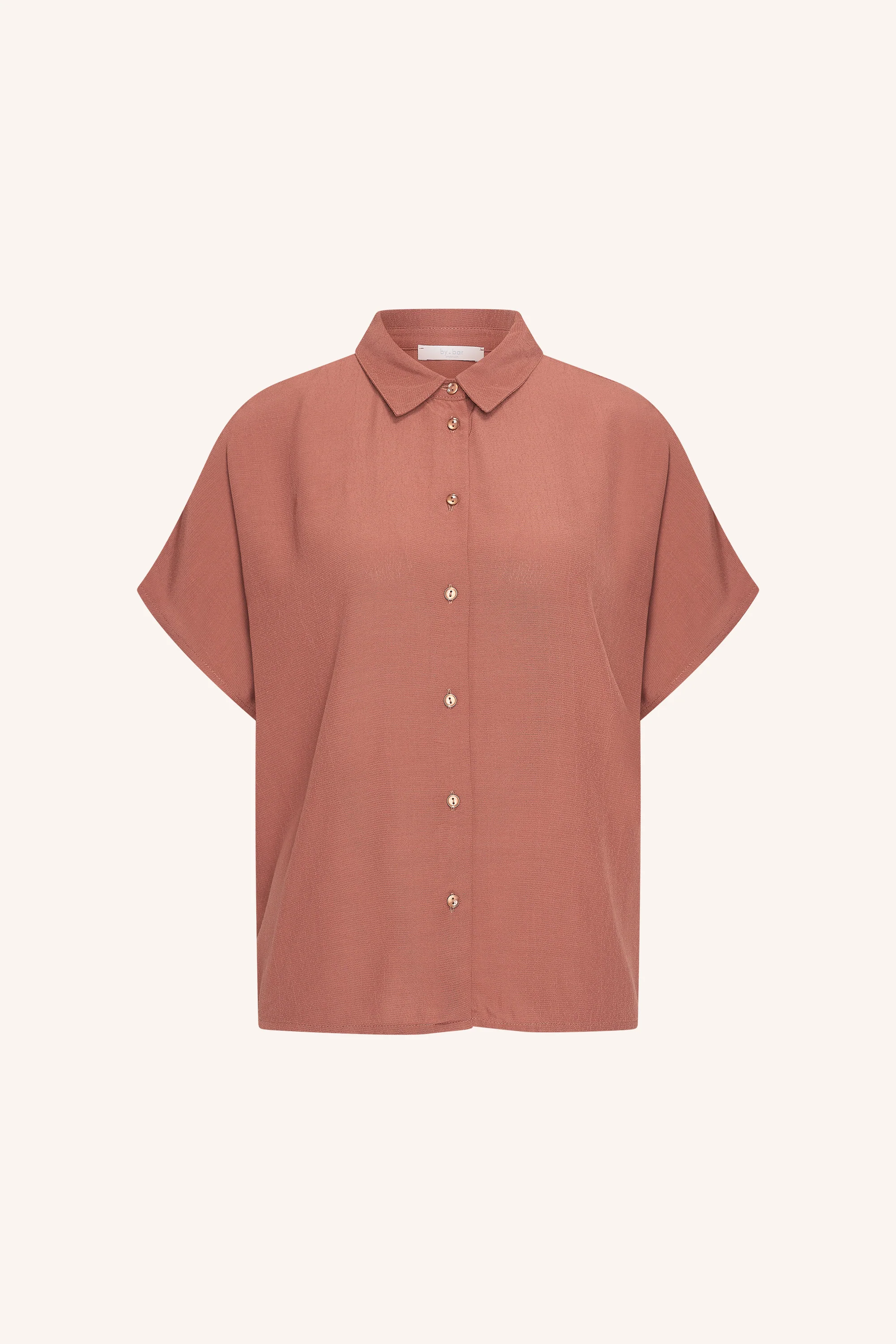 barley viscose blouse | rustic sienna - Image 6