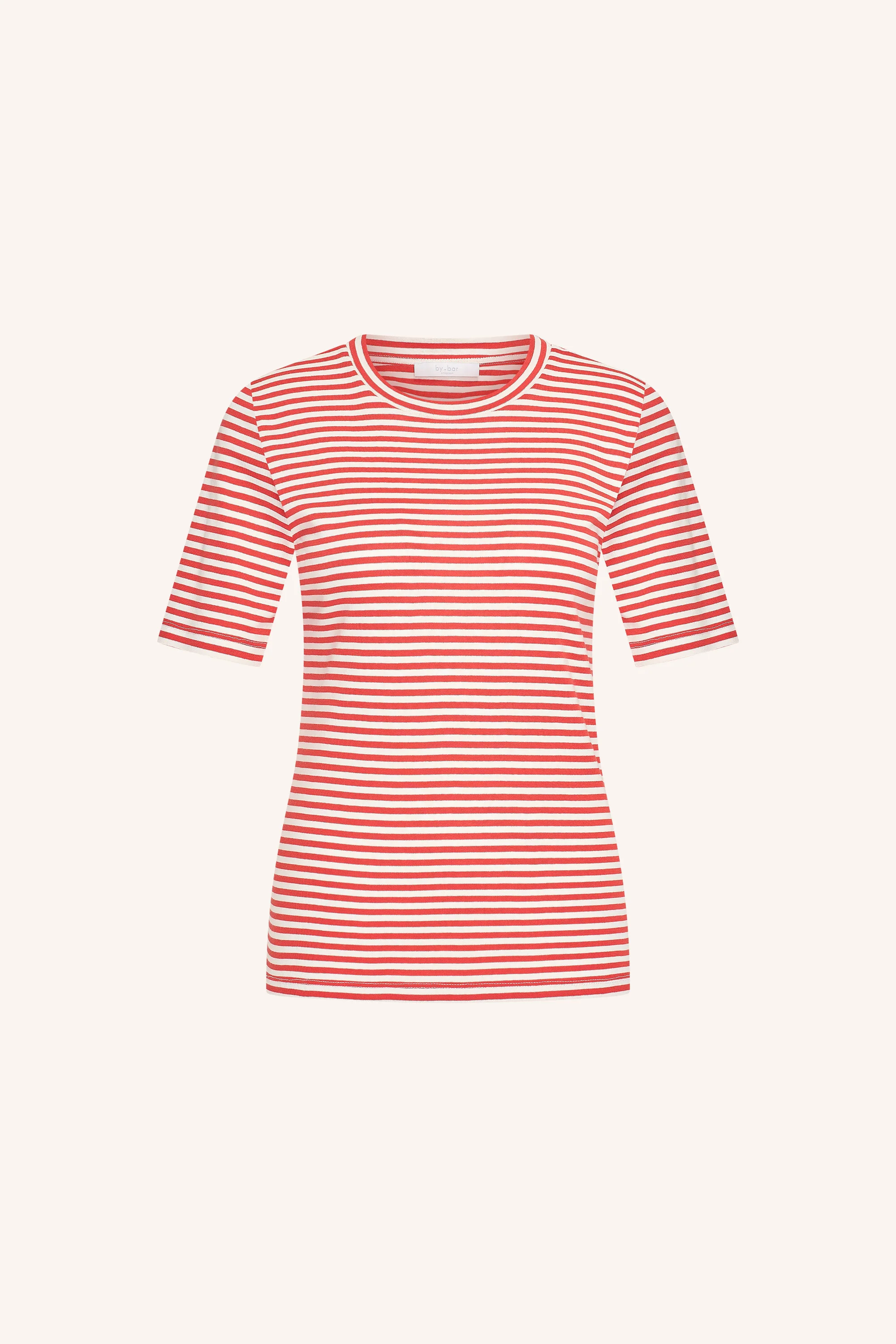 basic ss stripe shirt | lollipop stripe - Image 5