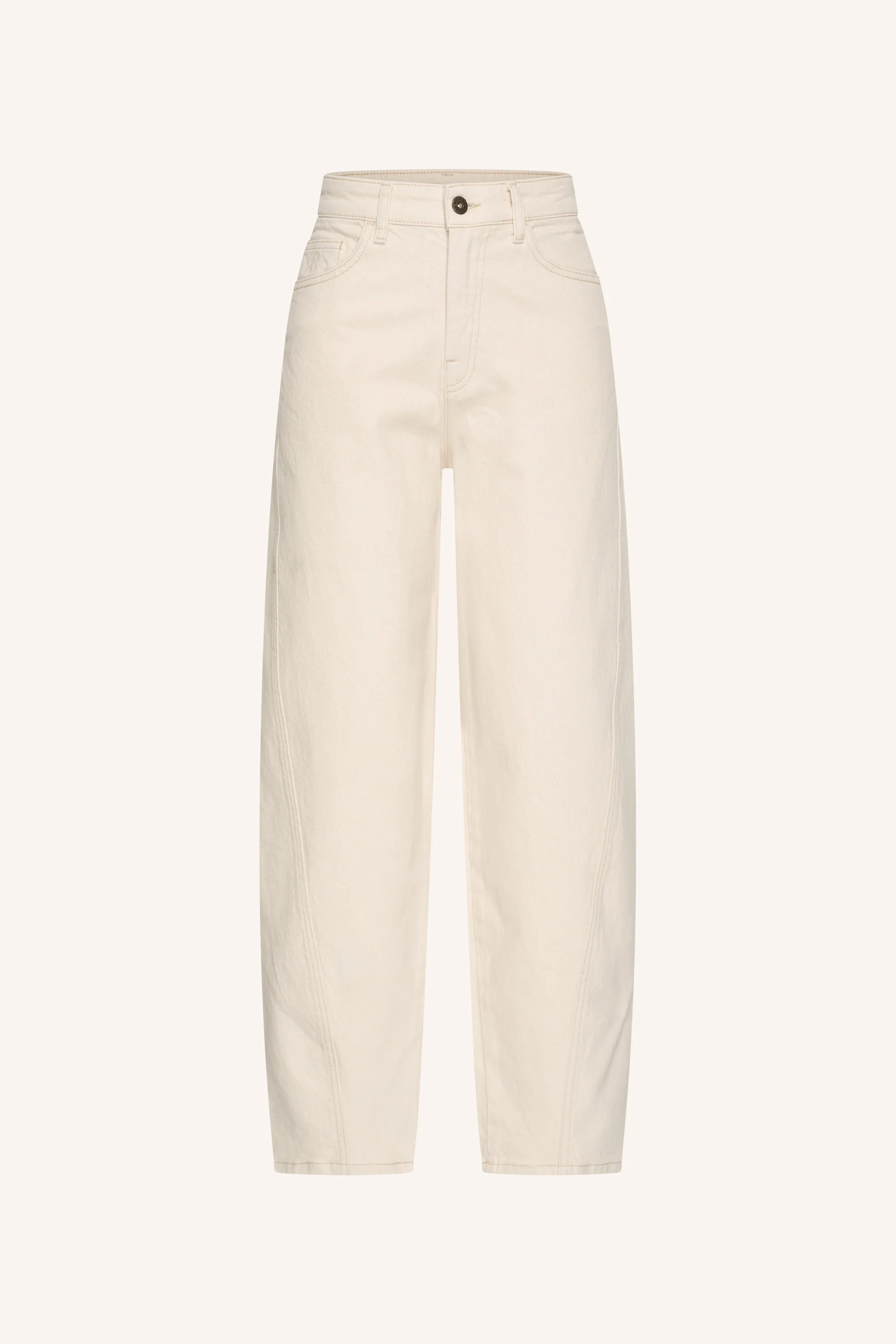 begum raw jeans | raw white - Image 5
