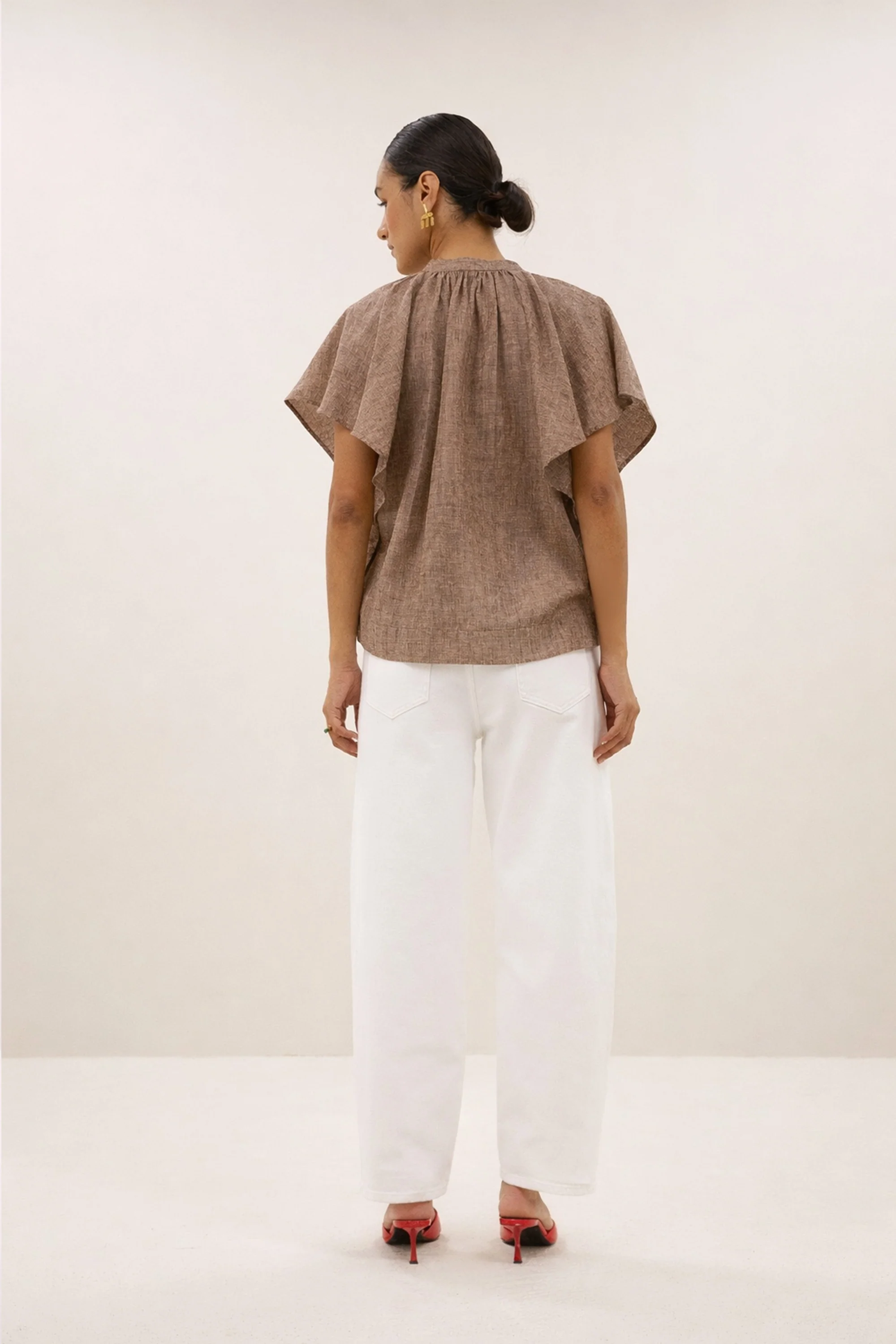 begum white jeans | white - Image 3