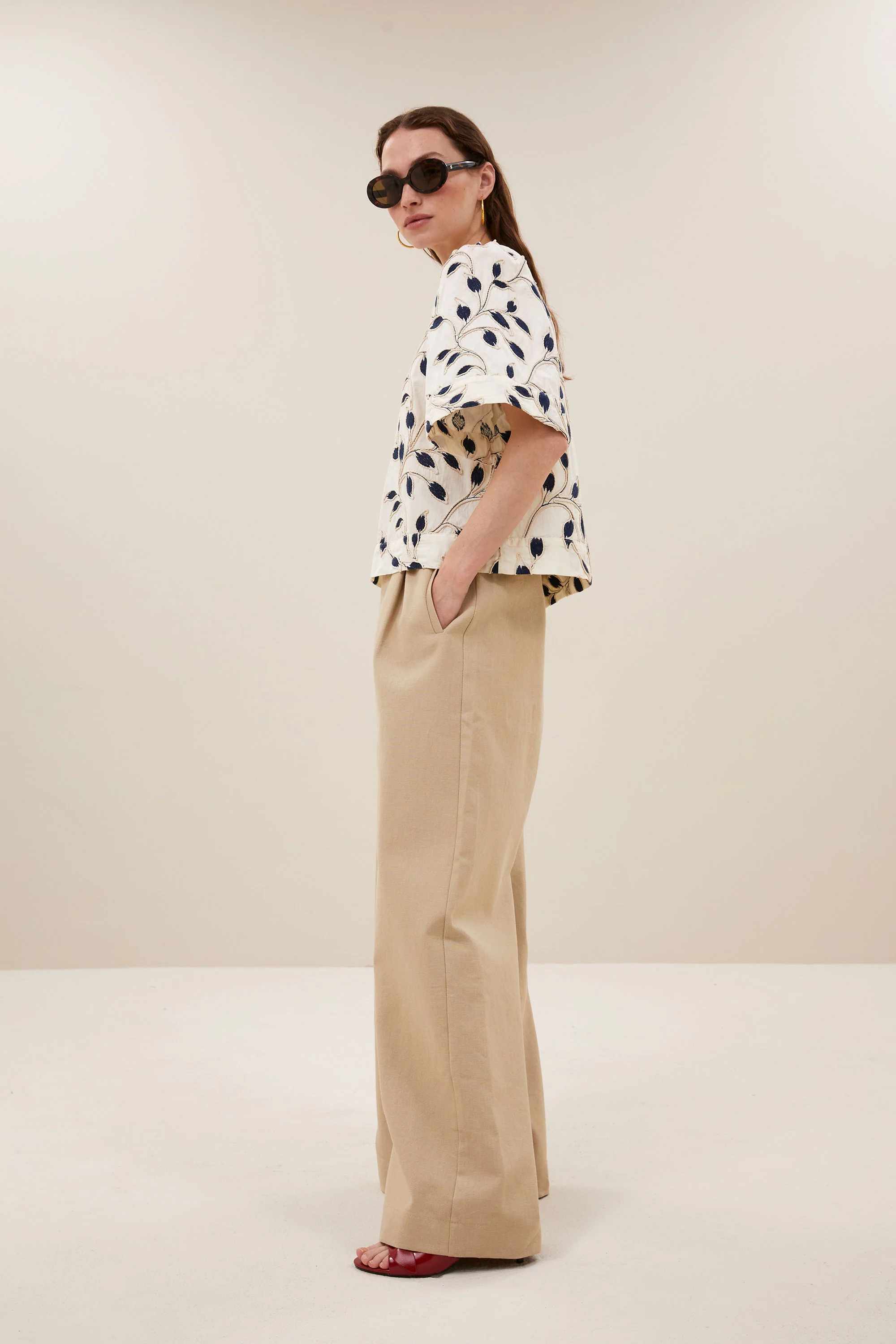 benji canvas pants | dark sand - Image 4