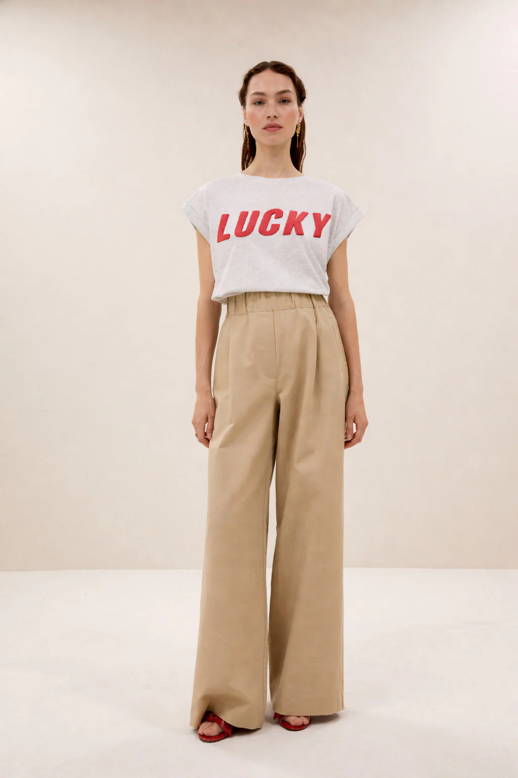 benji canvas pants | dark sand - Image 6