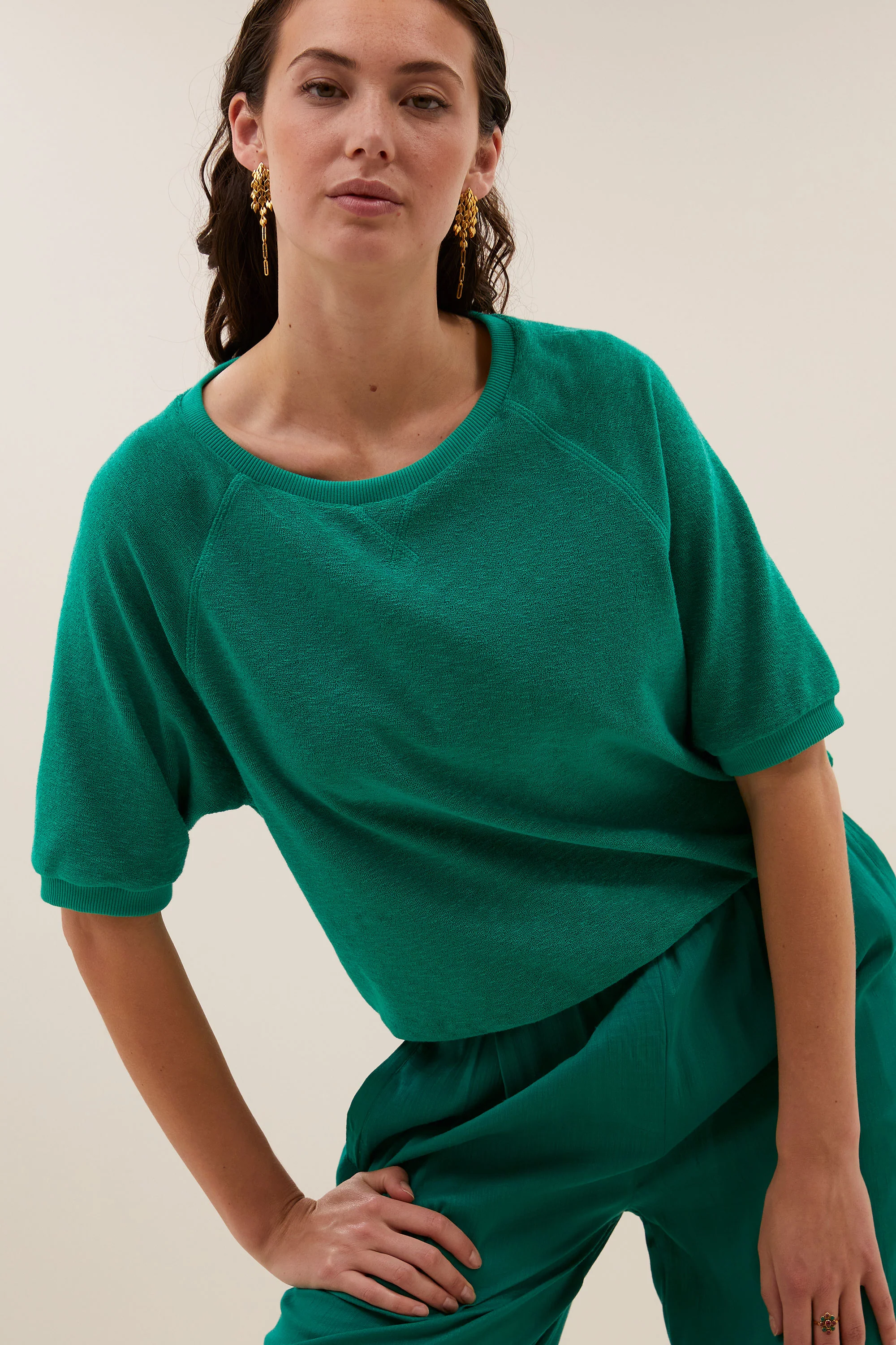 benji dobby pants | bright green - Image 7