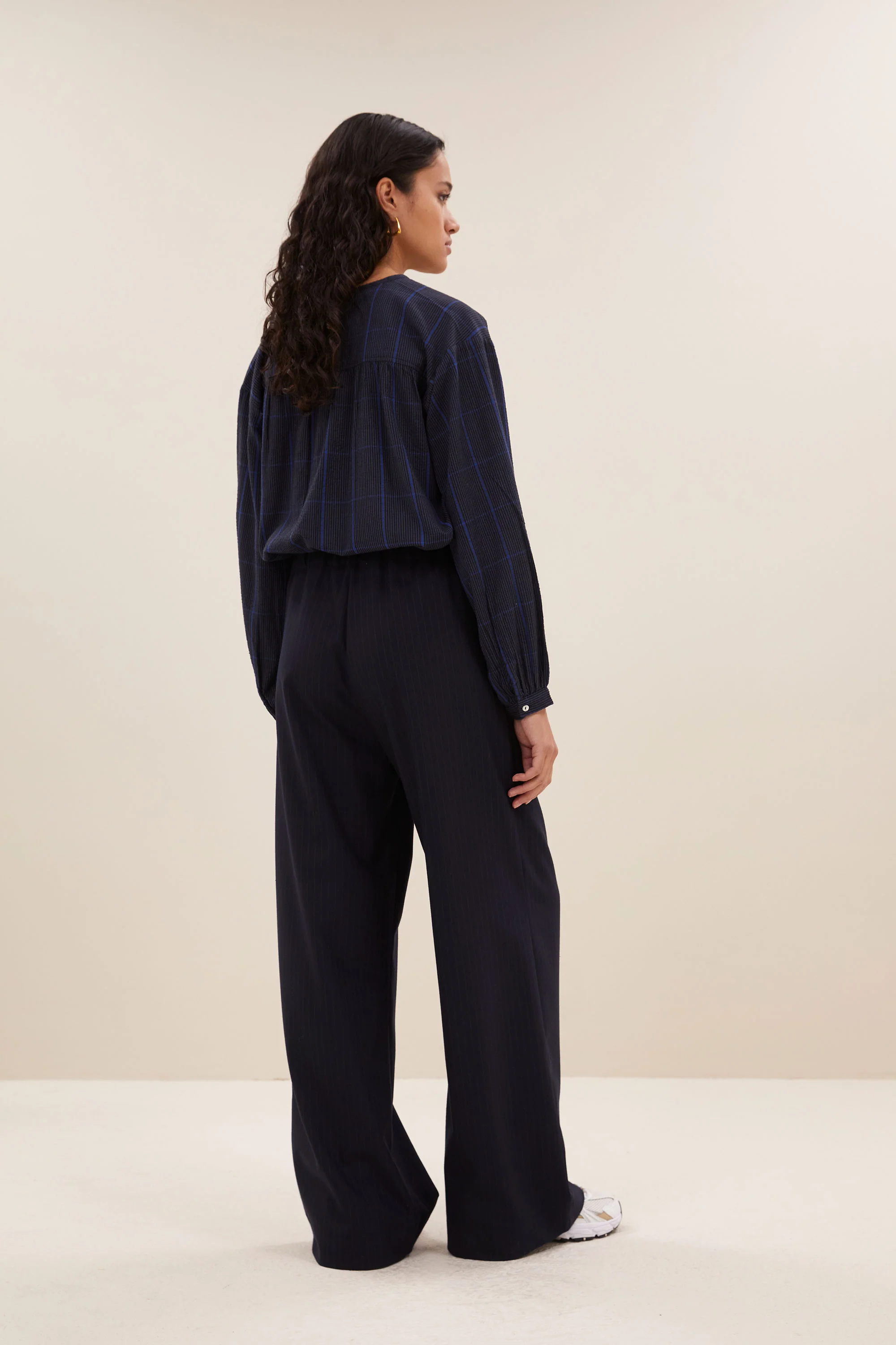 benji kingsblue stripe pants | dark navy - Image 3