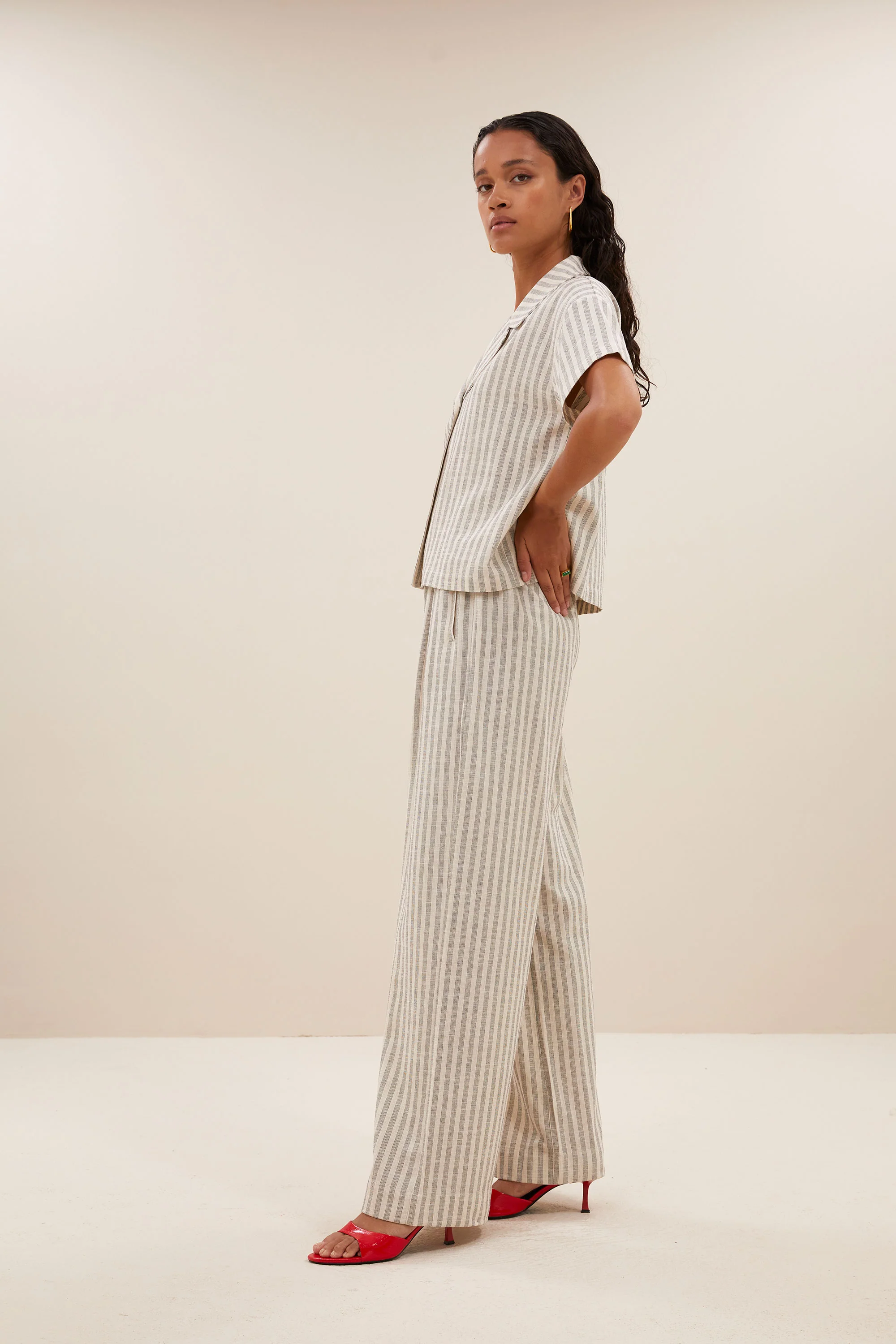 benji marine pants | marine stripe - Image 3