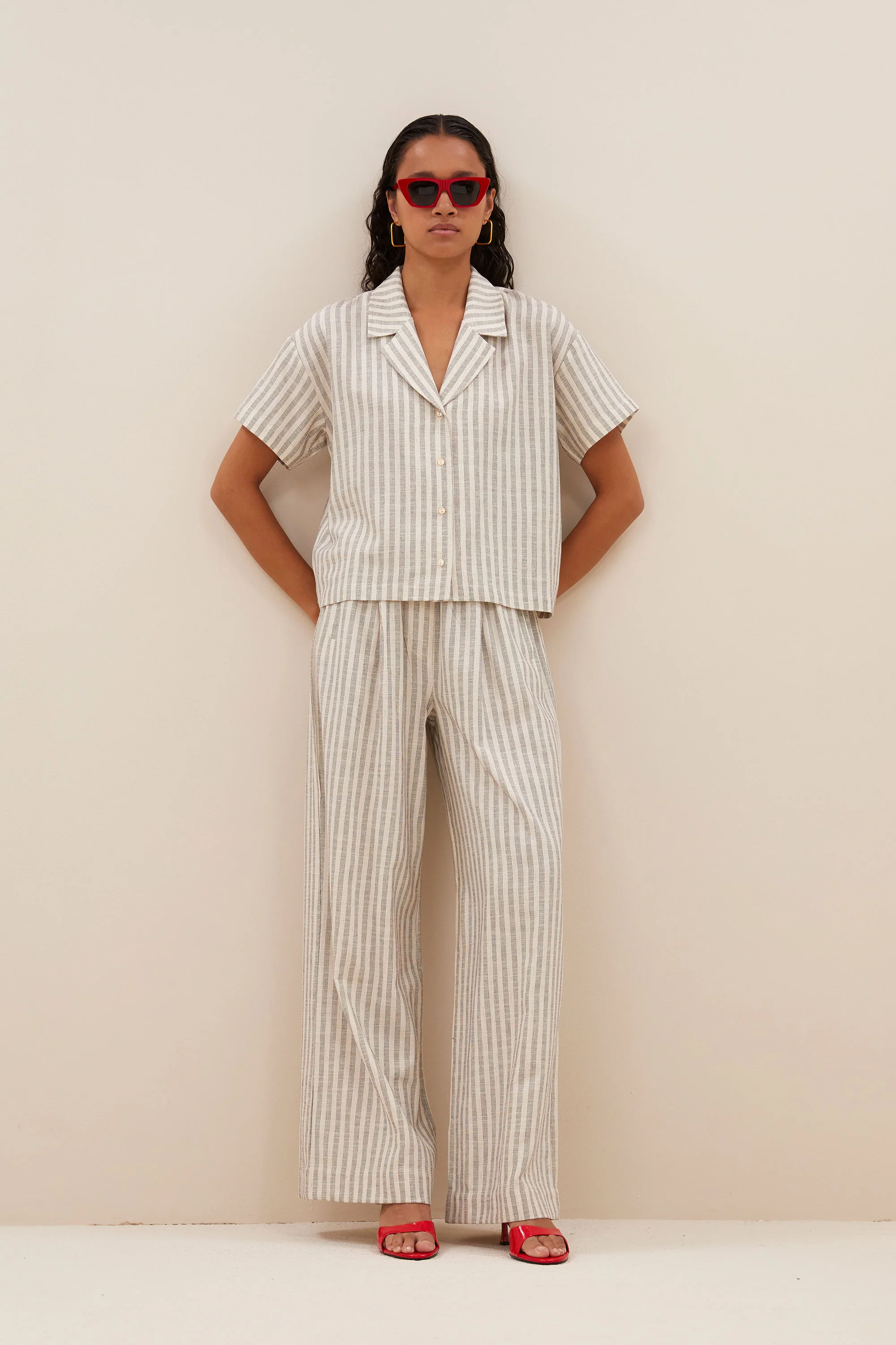 benji marine pants | marine stripe - Image 5