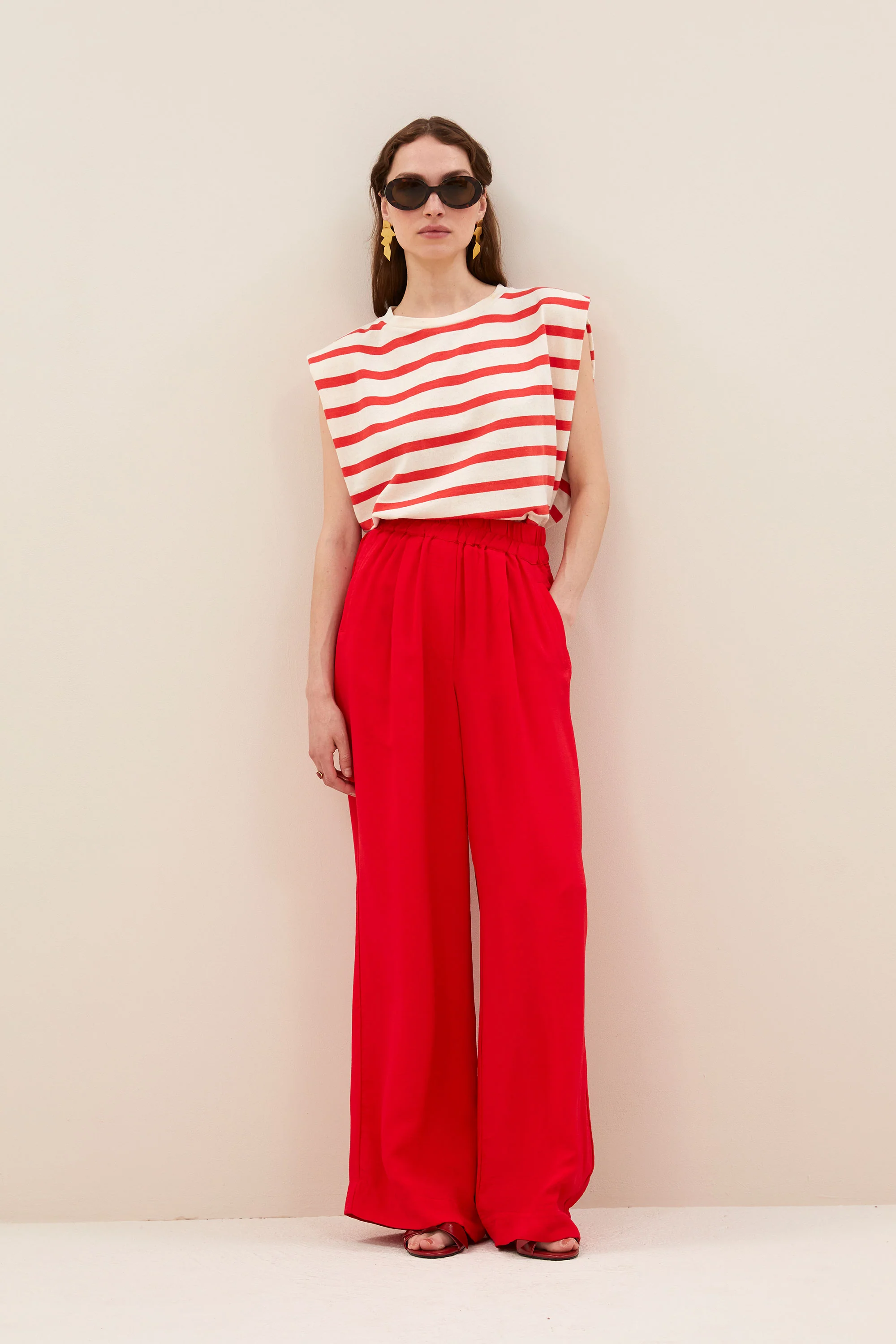 benji satin stripe pants | lollipop - Image 6