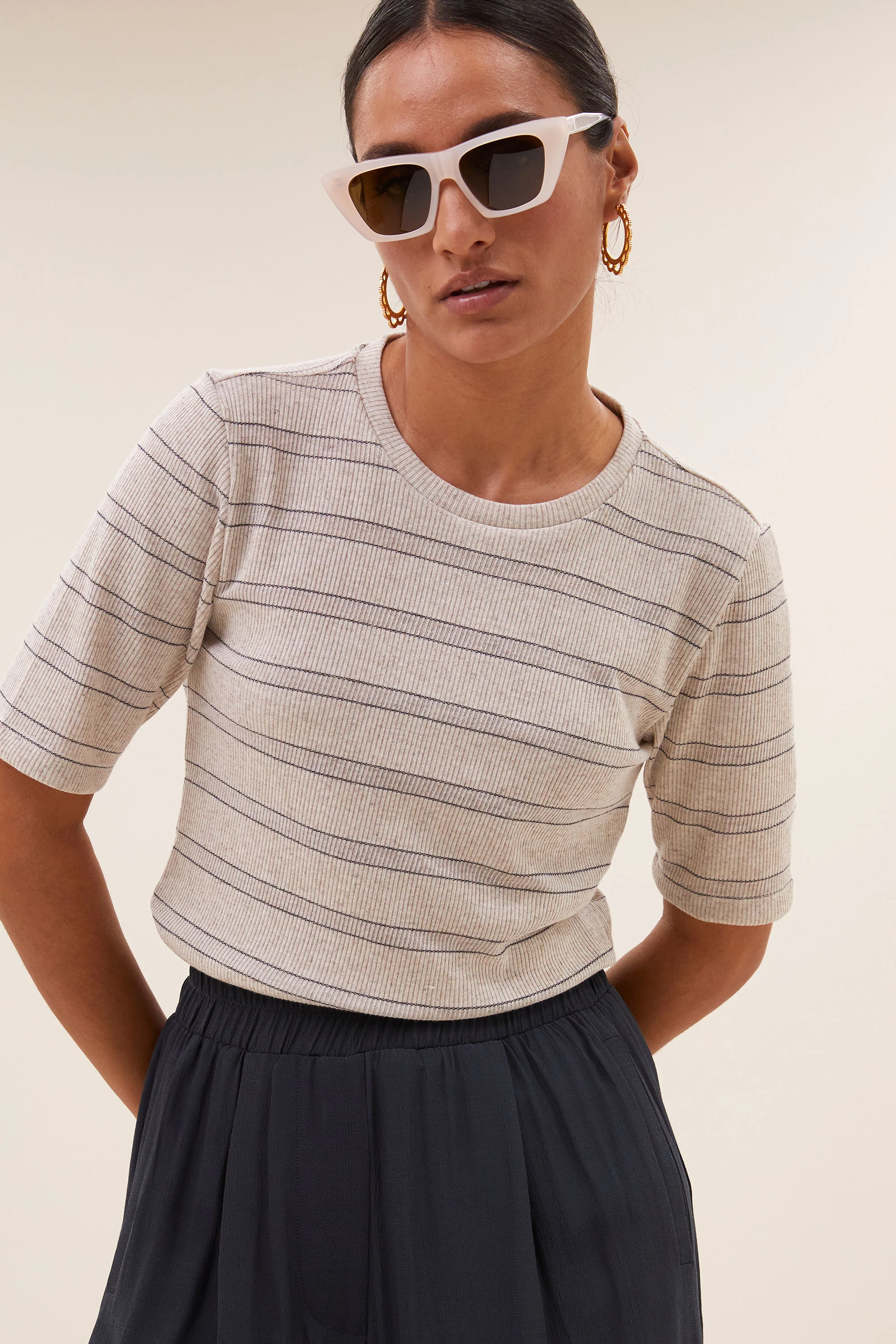 benji viscose pants | graphite - Image 4