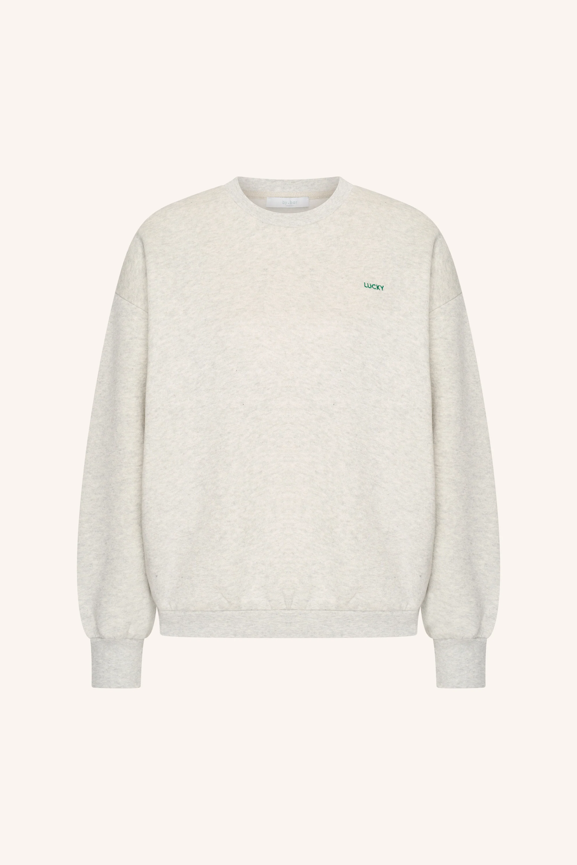 bibi clover sweater | light grey melee - Image 7