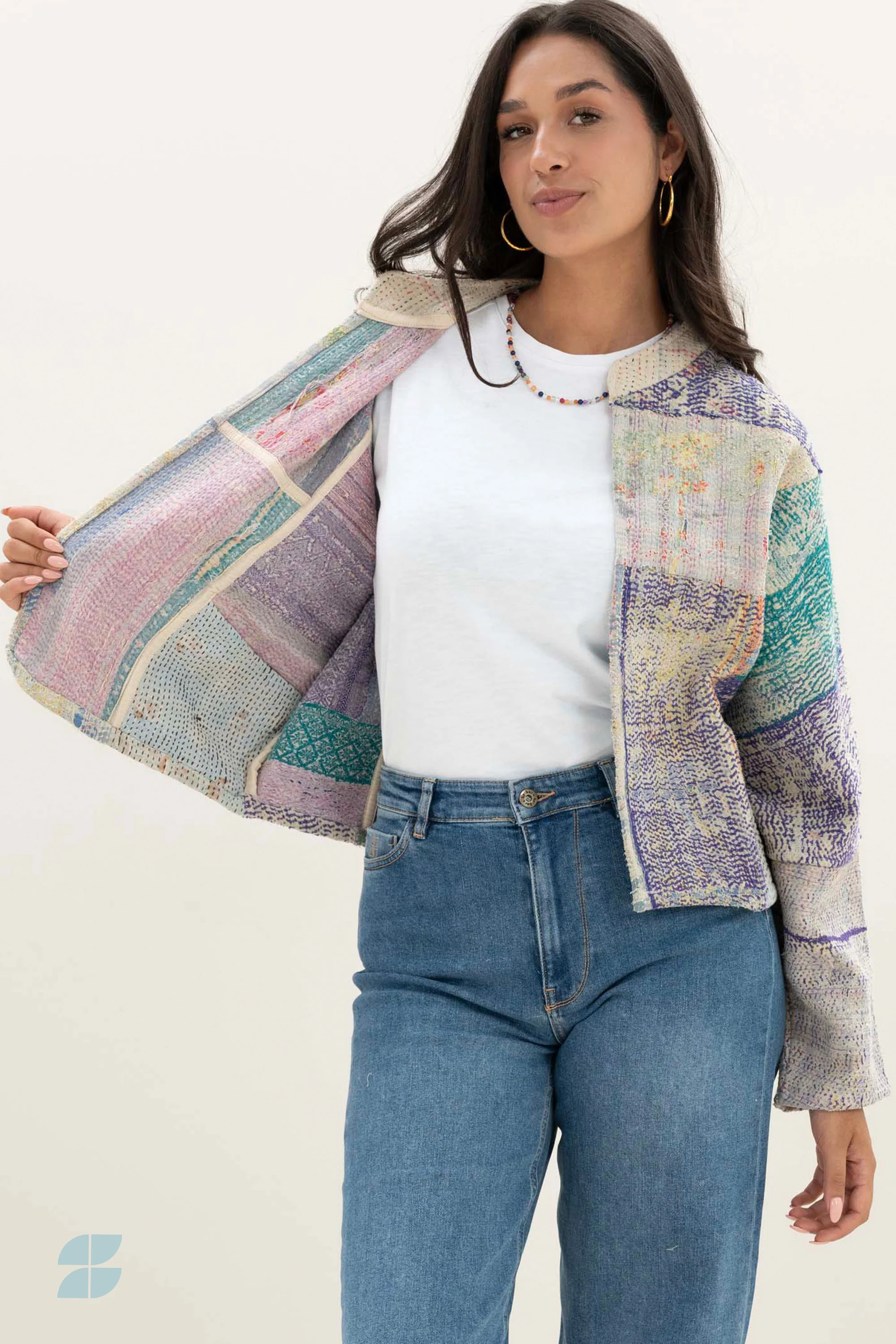 blossom antic jacket | madras-a - Image 2