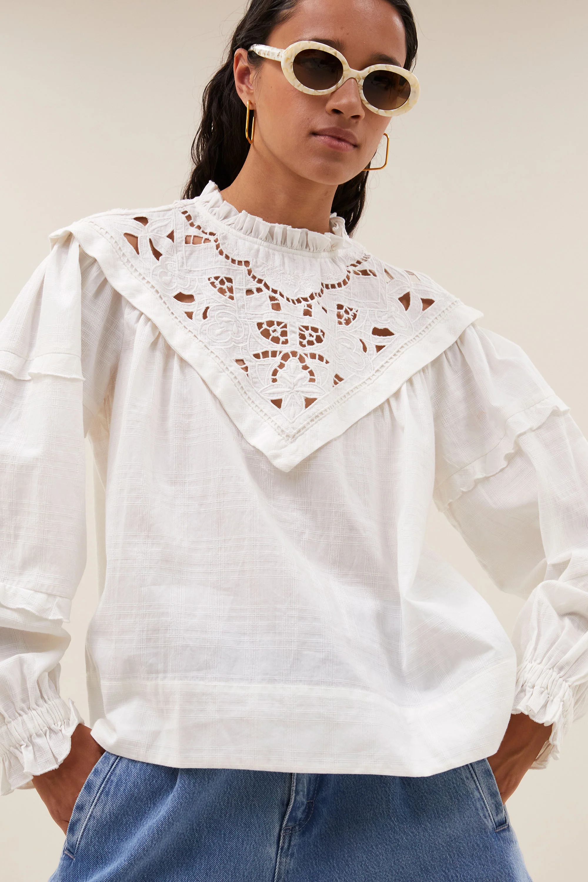 bowie blouse | off white - Image 2