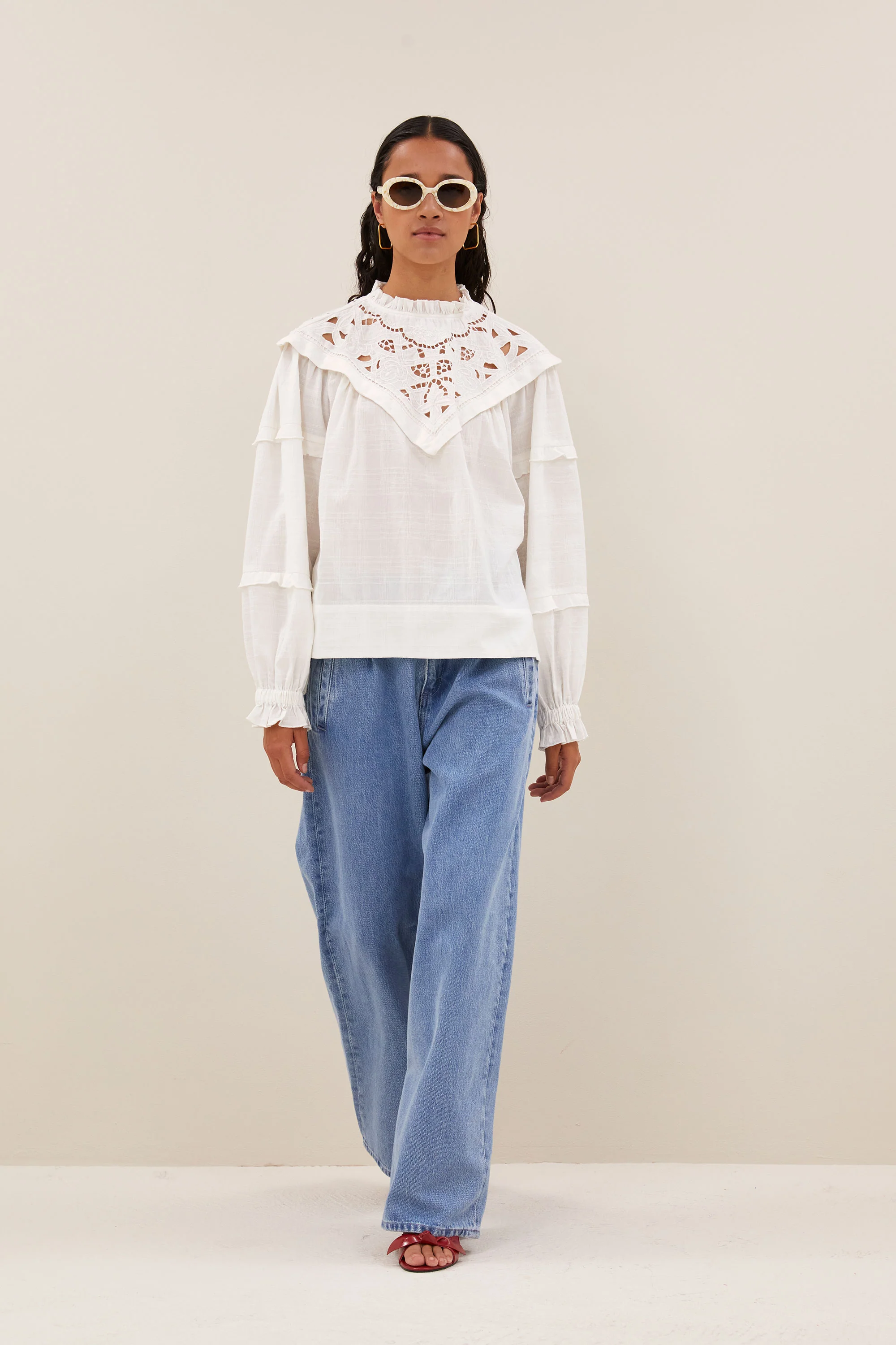 bowie blouse | off white - Image 7