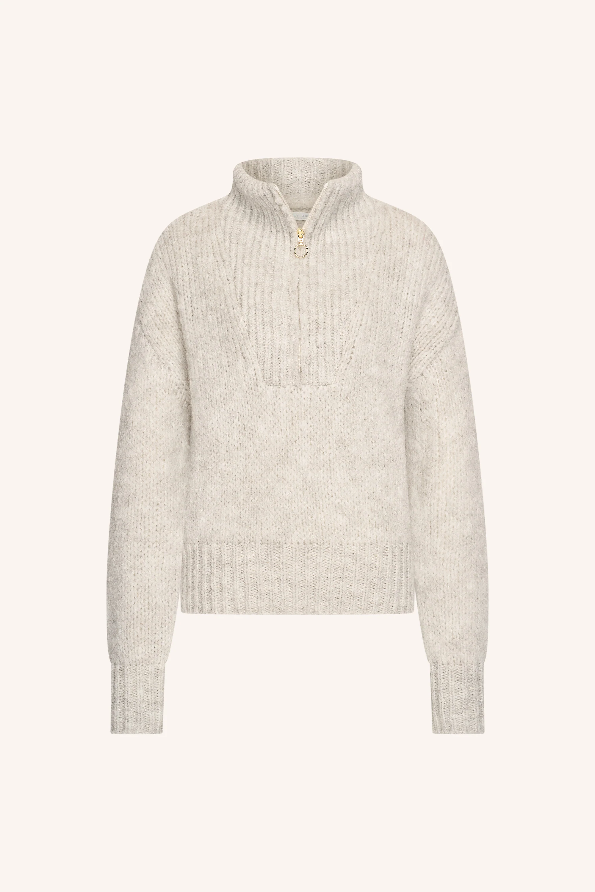 boxy beau pullover | stone grey - Image 6