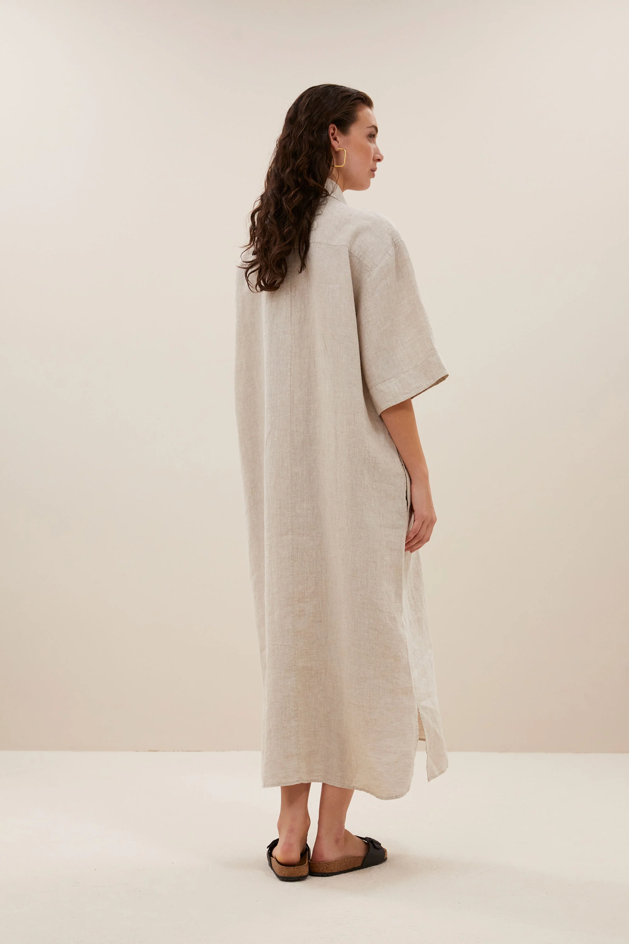 bruno linen dress | linen - Image 4
