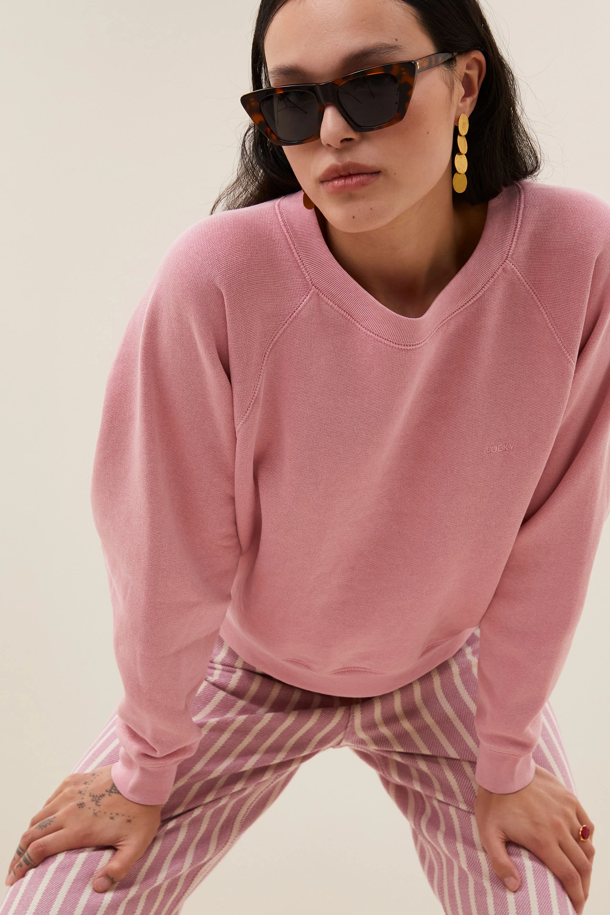 carrie sweater | pink - Image 3