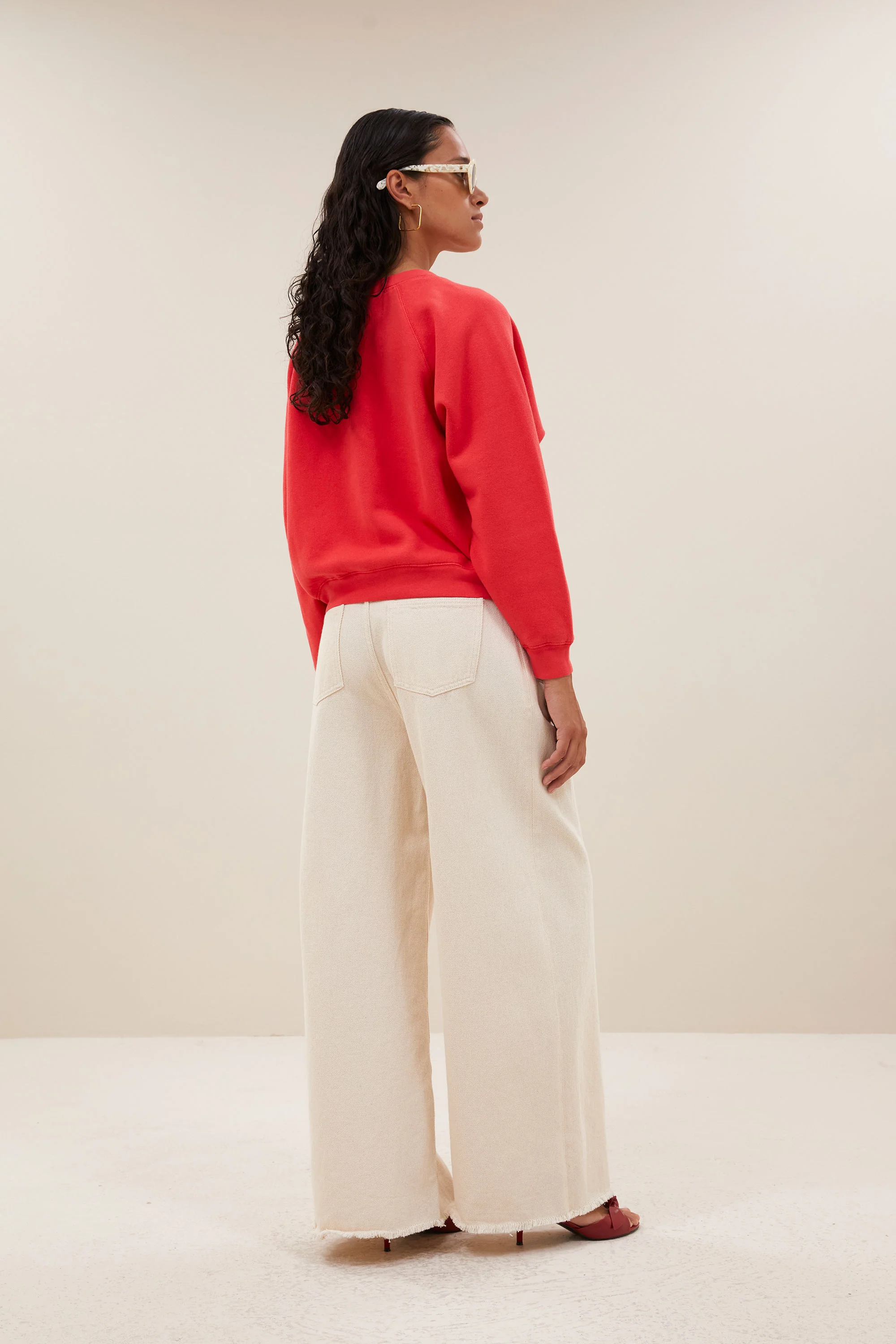 carrie sweater | poppy red - Image 5