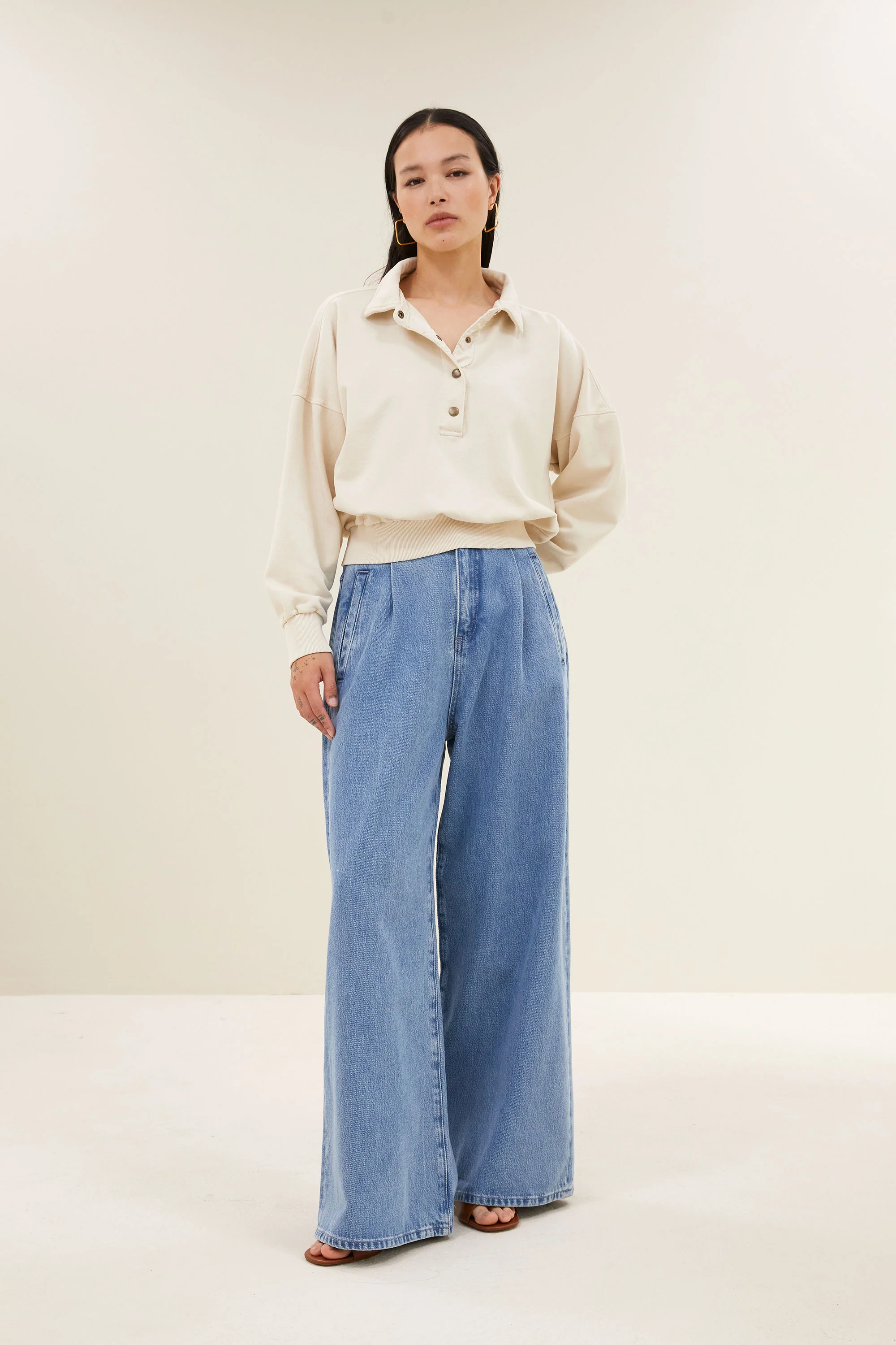 cecile sweater | chalk - Image 3
