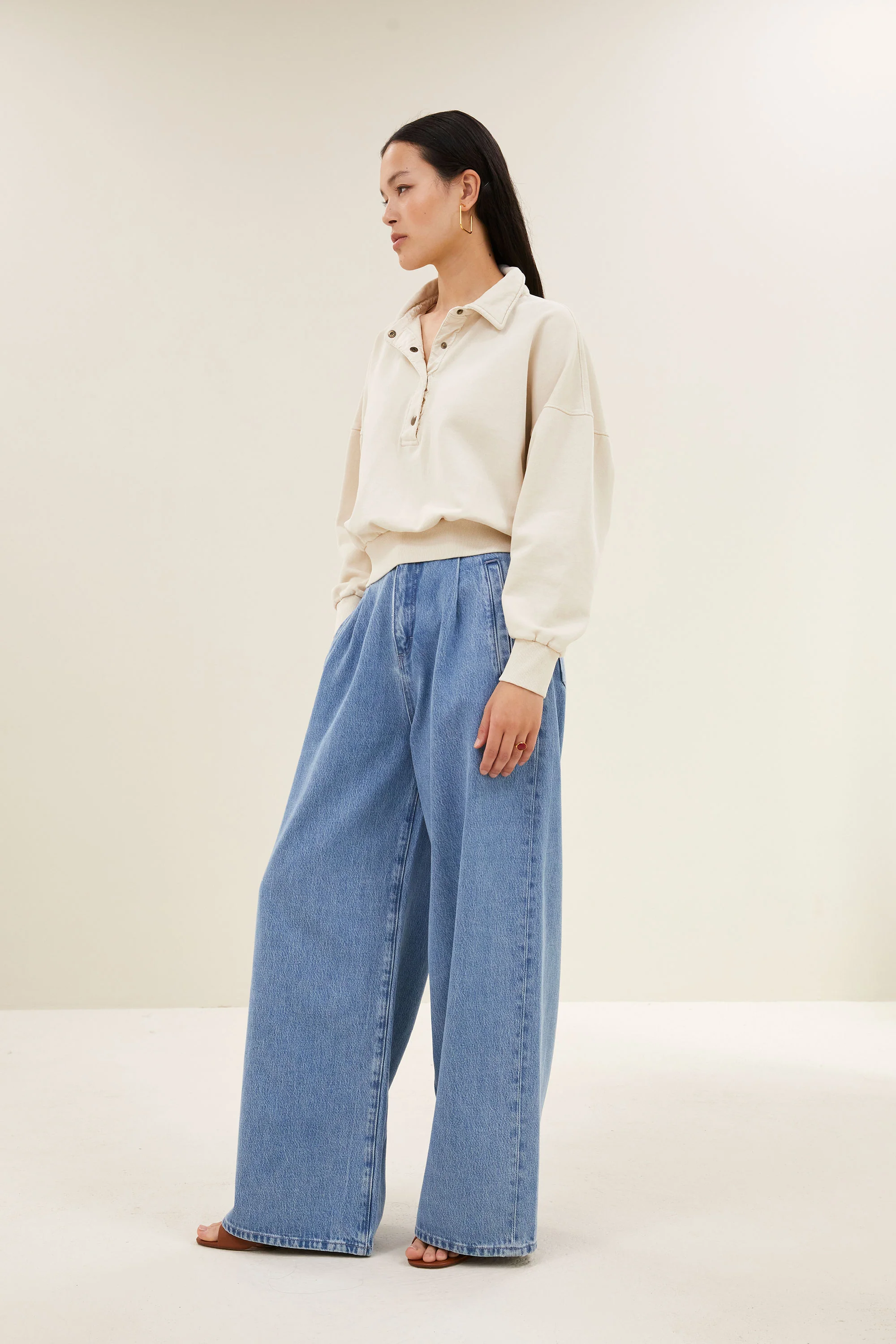 cecile sweater | chalk - Image 4
