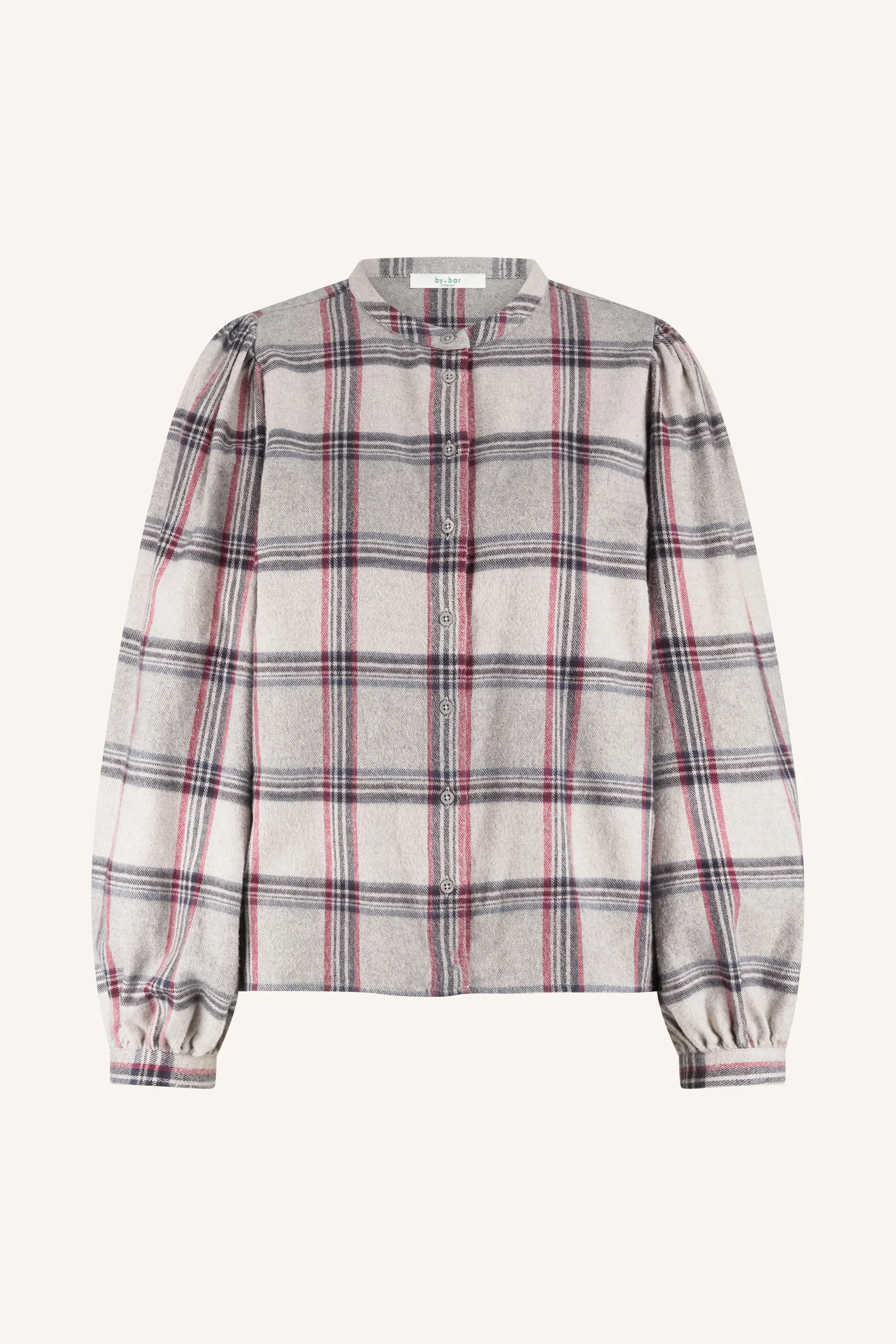 day check blouse | stone check - Image 7