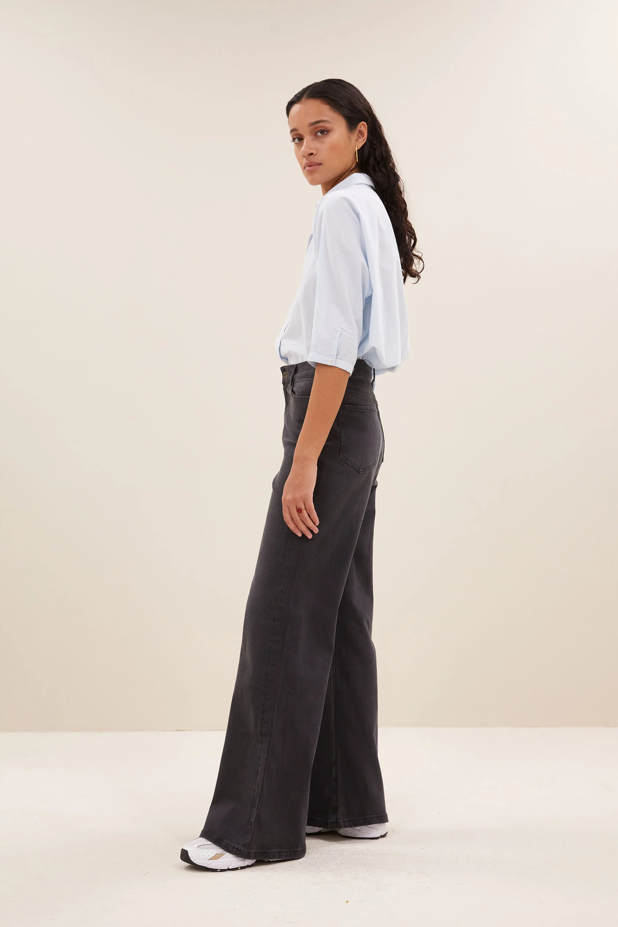 femme jb pants | jet black - Image 2