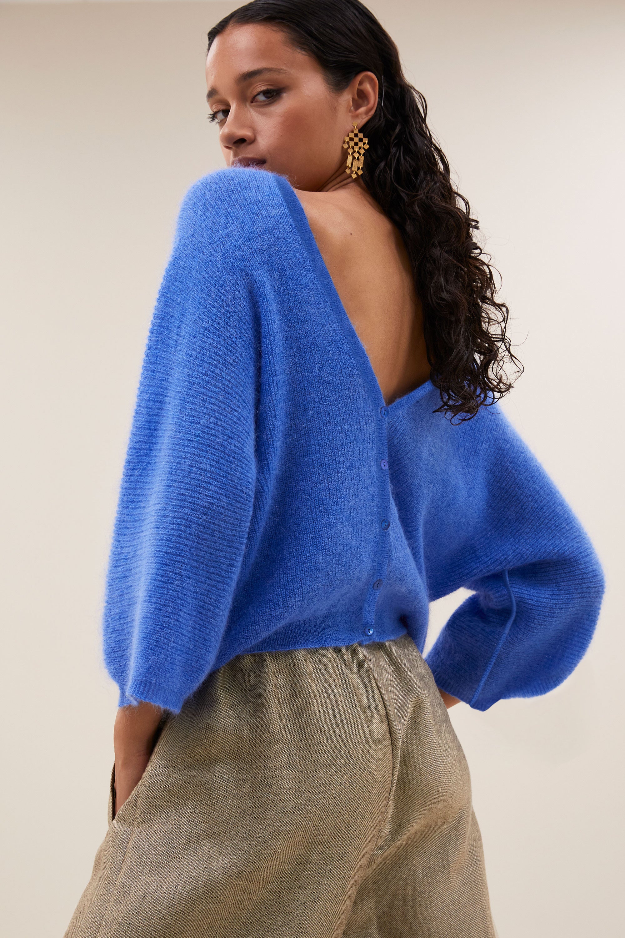 indra cardigan | azul blue - Image 5