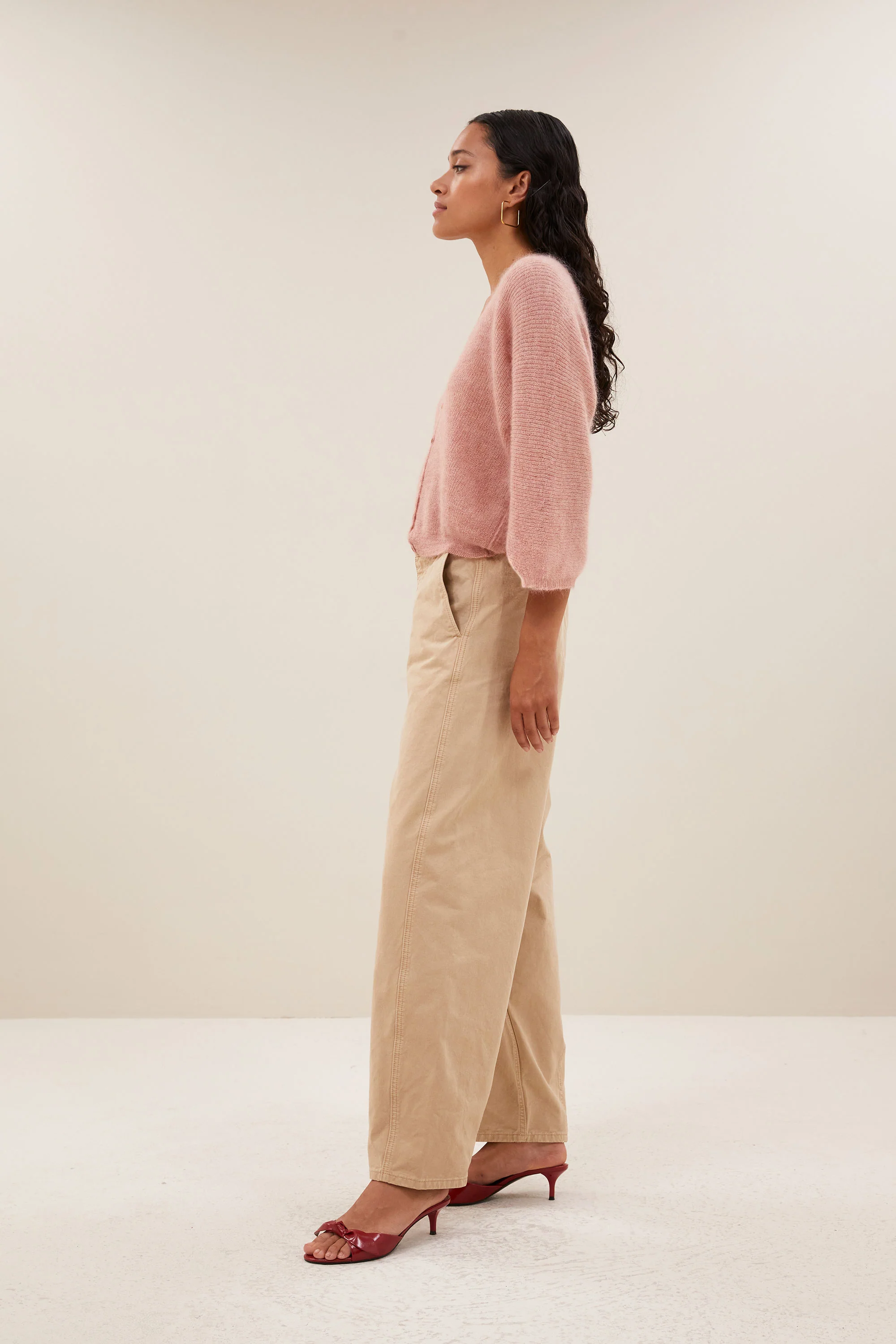 indra cardigan | light pink - Image 3