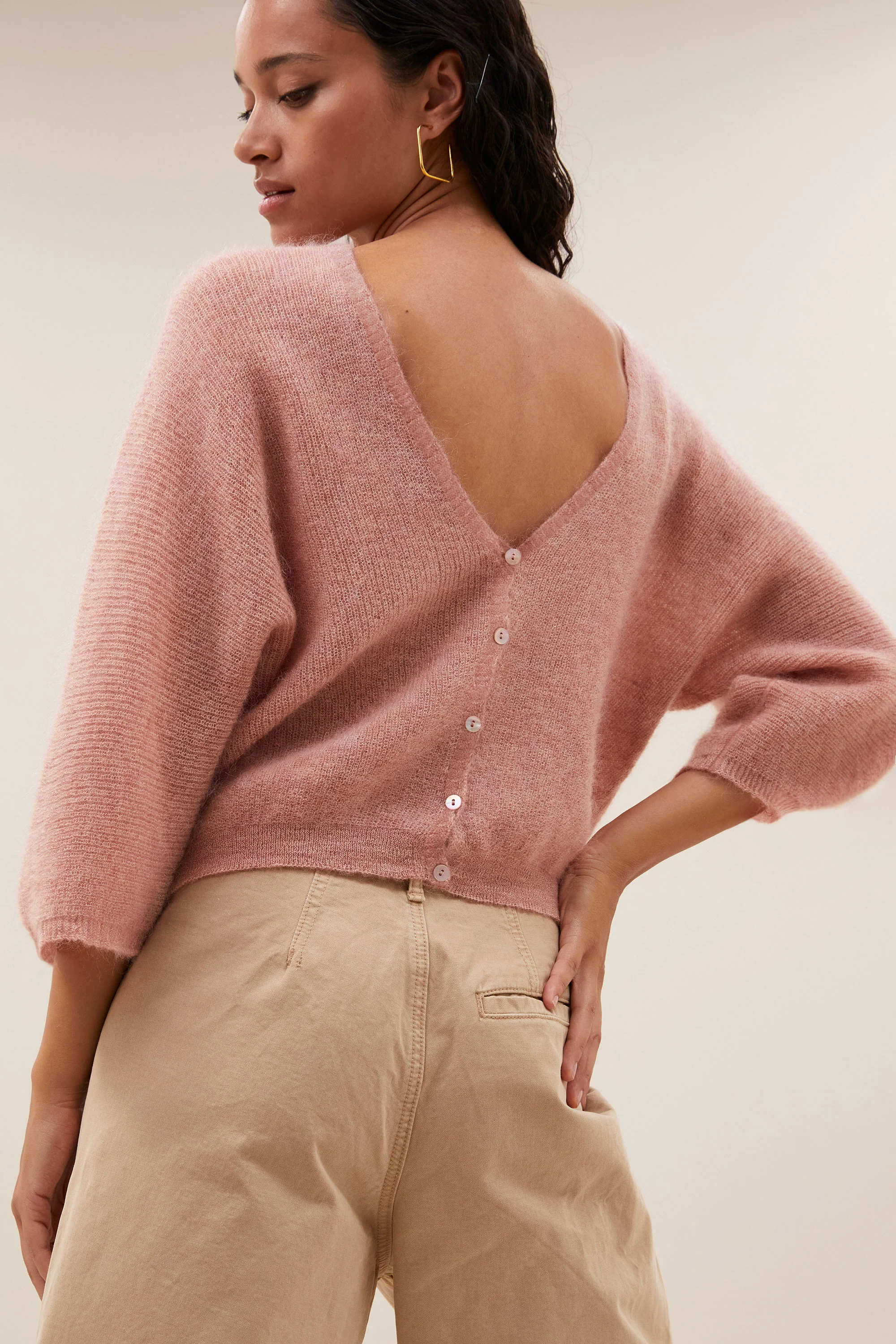 indra cardigan | light pink - Image 4