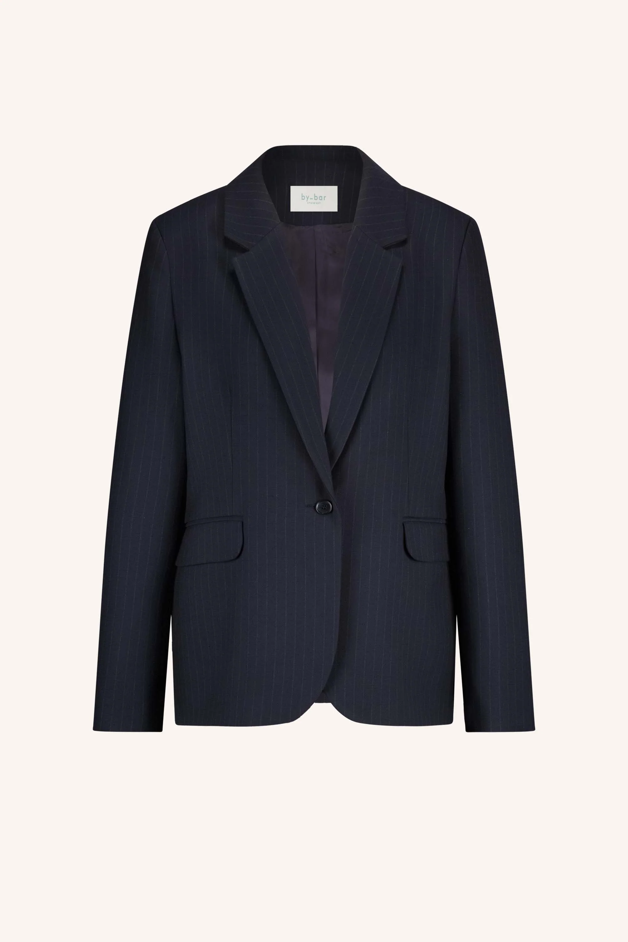 jill pinstripe blazer | midnight - Image 7