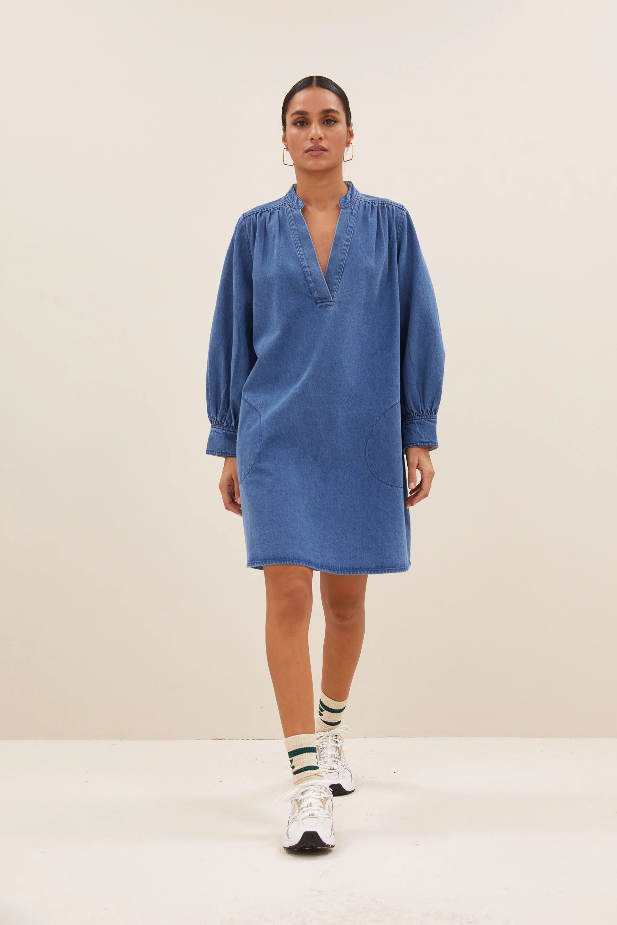 jina denim dress | medium denim - Image 5