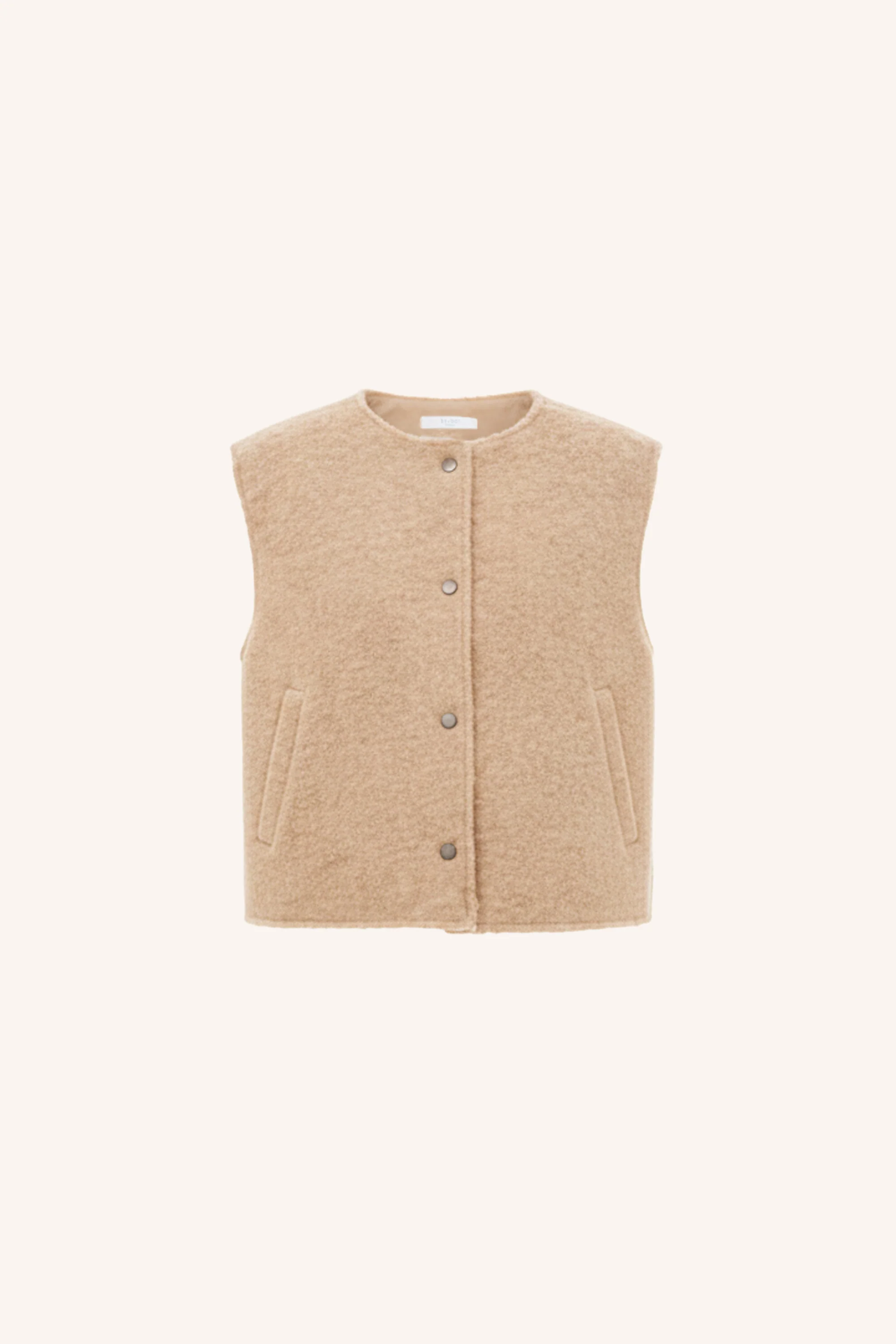joelle wool jacket | sand melange - Image 6