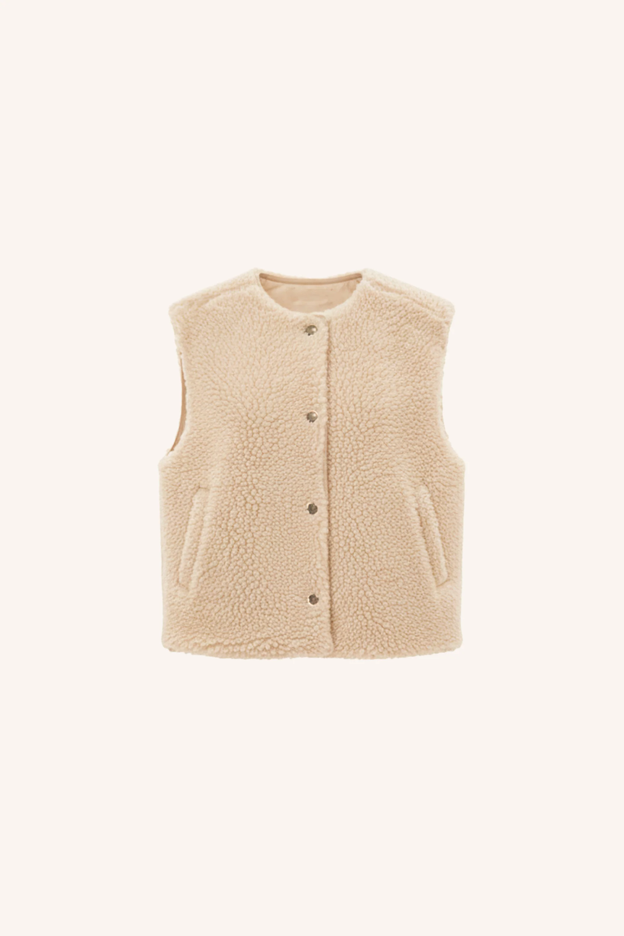 joelle wool jacket | sand melange - Image 7