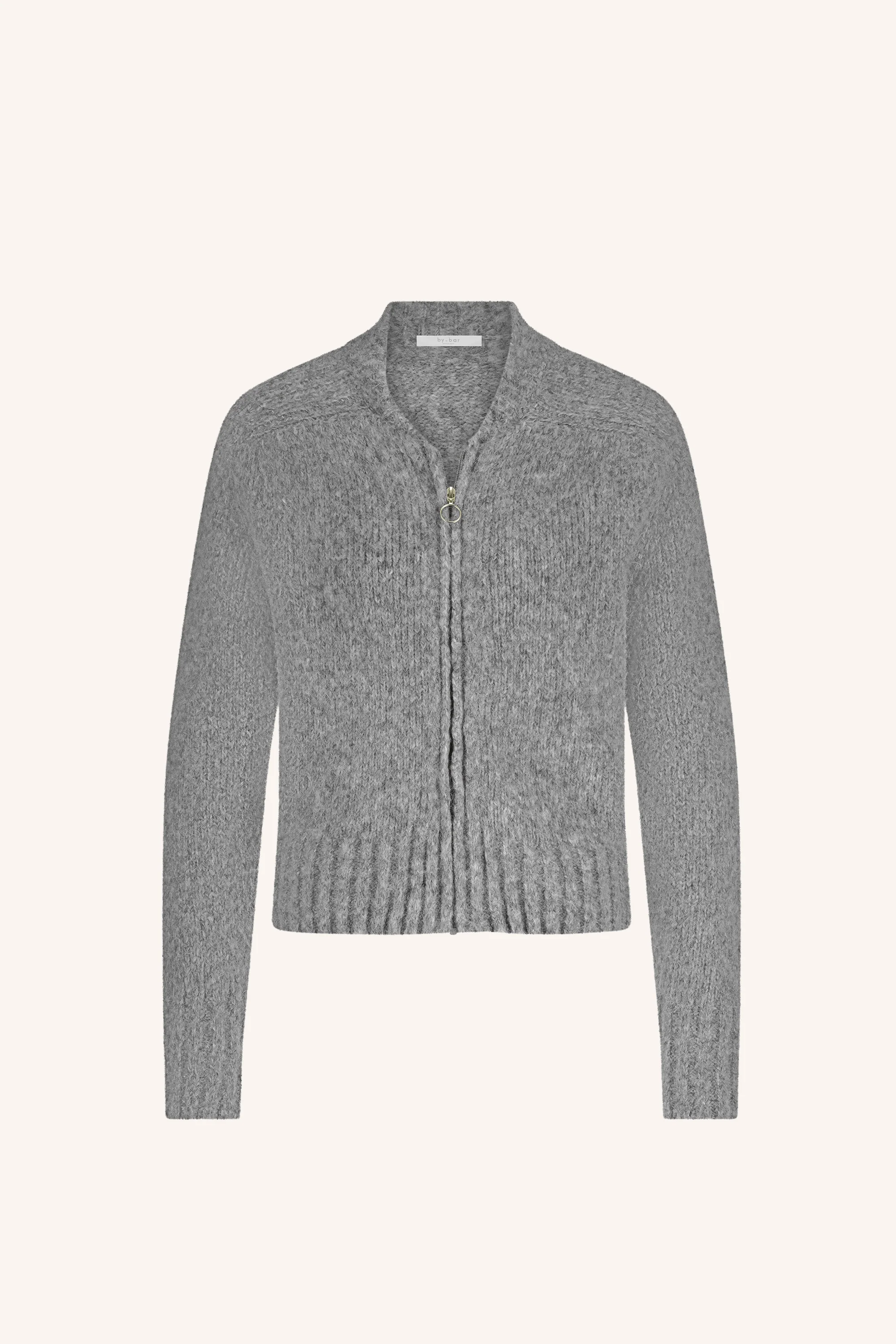 jonas zipp cardigan | grey melee - Image 5