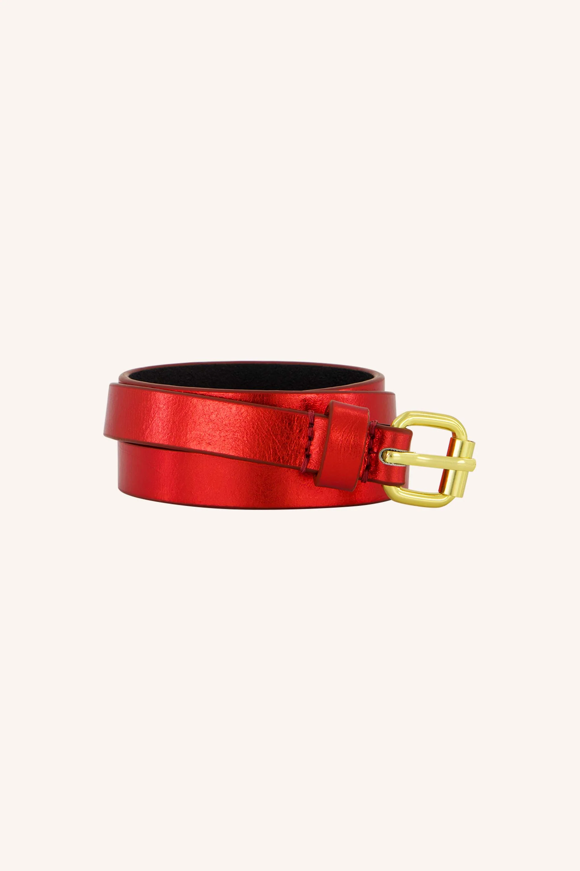 julie gloss belt | scarlet red - Image 3