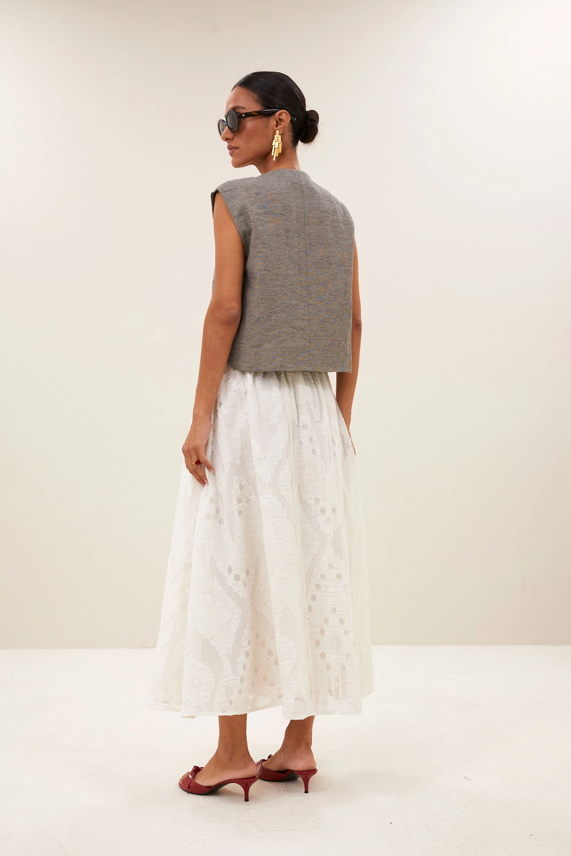 juta mist skirt | cream - Image 3