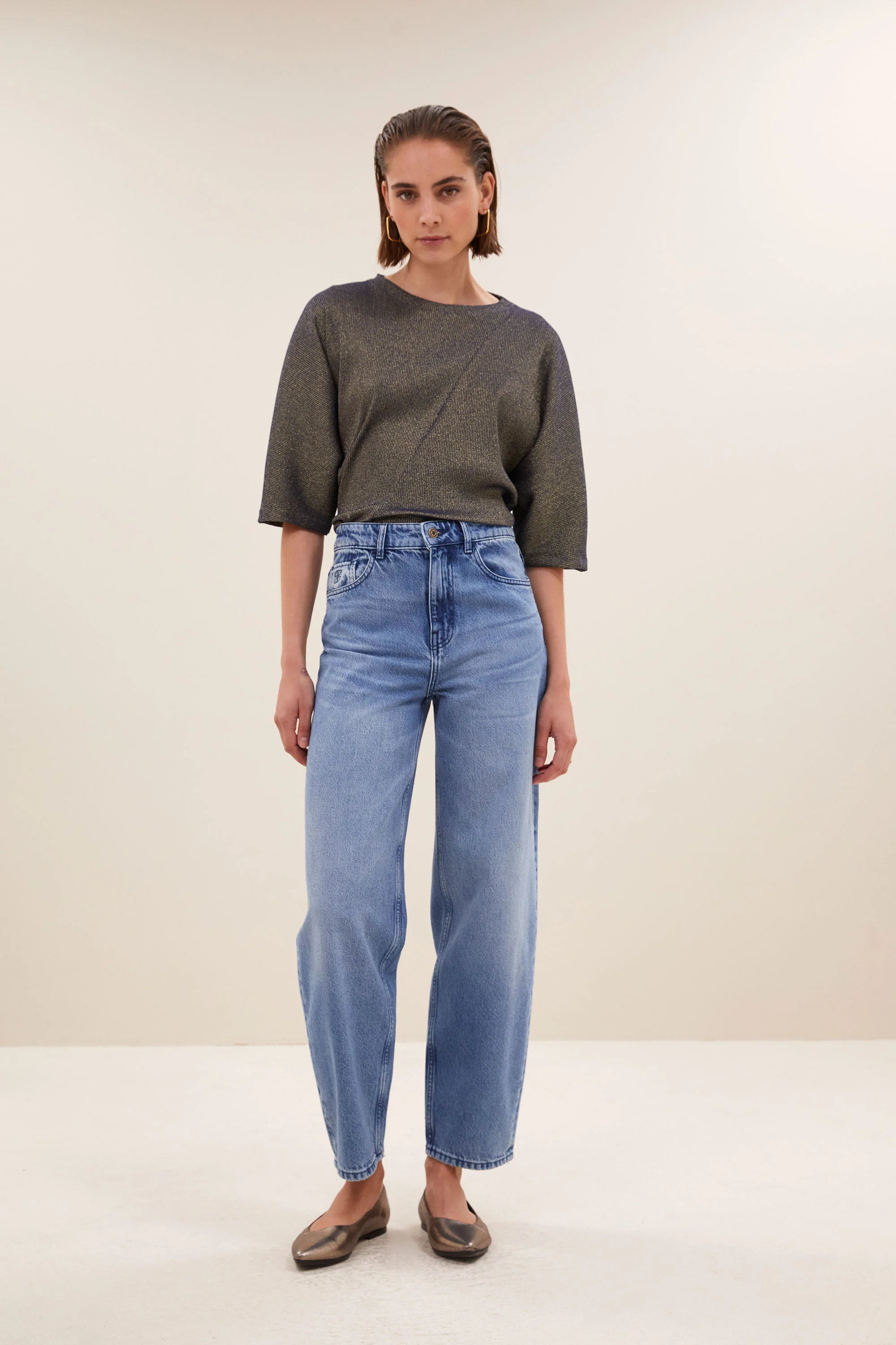 kae sparkle top | gold - Image 6