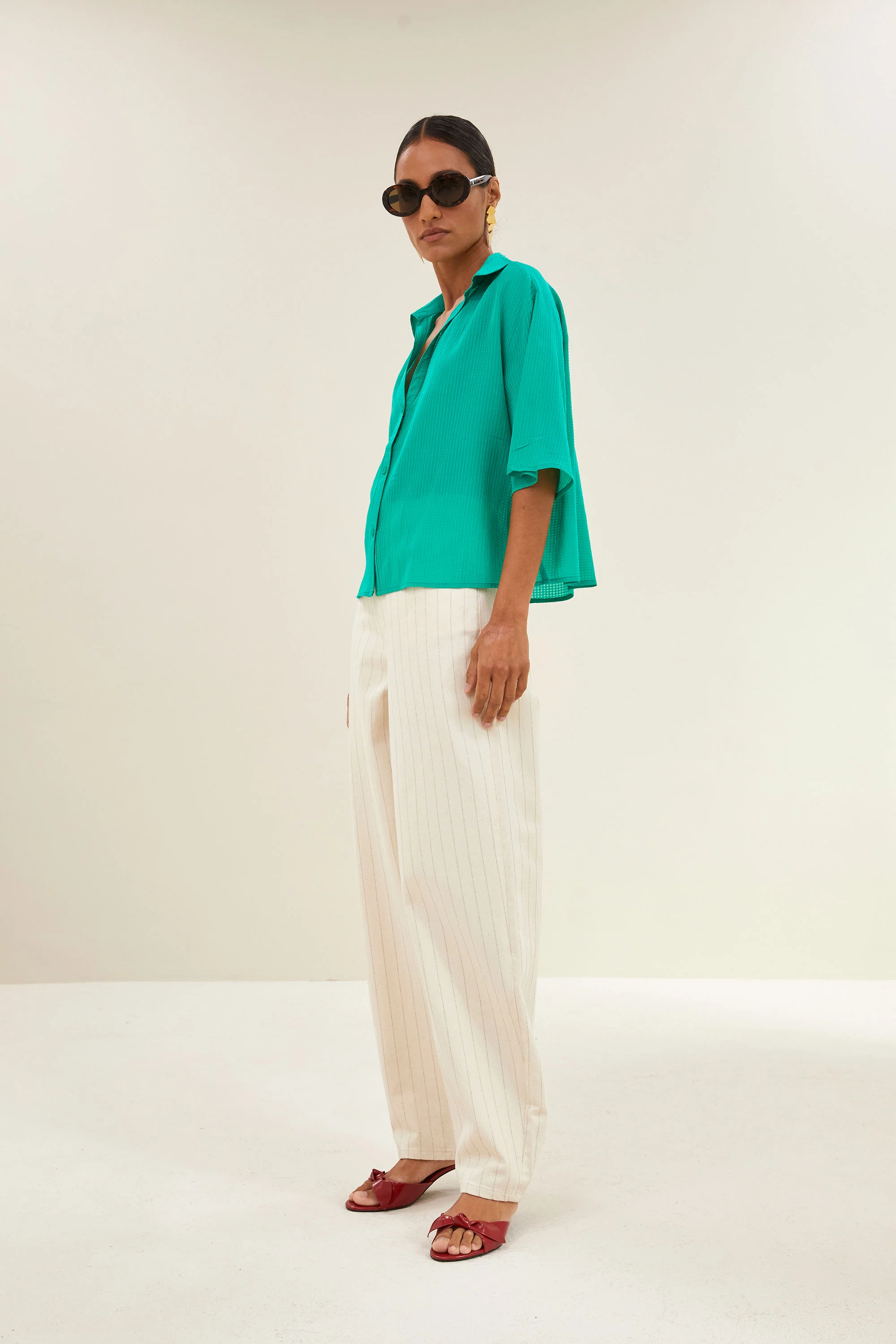 kick blouse | lucky green - Image 4