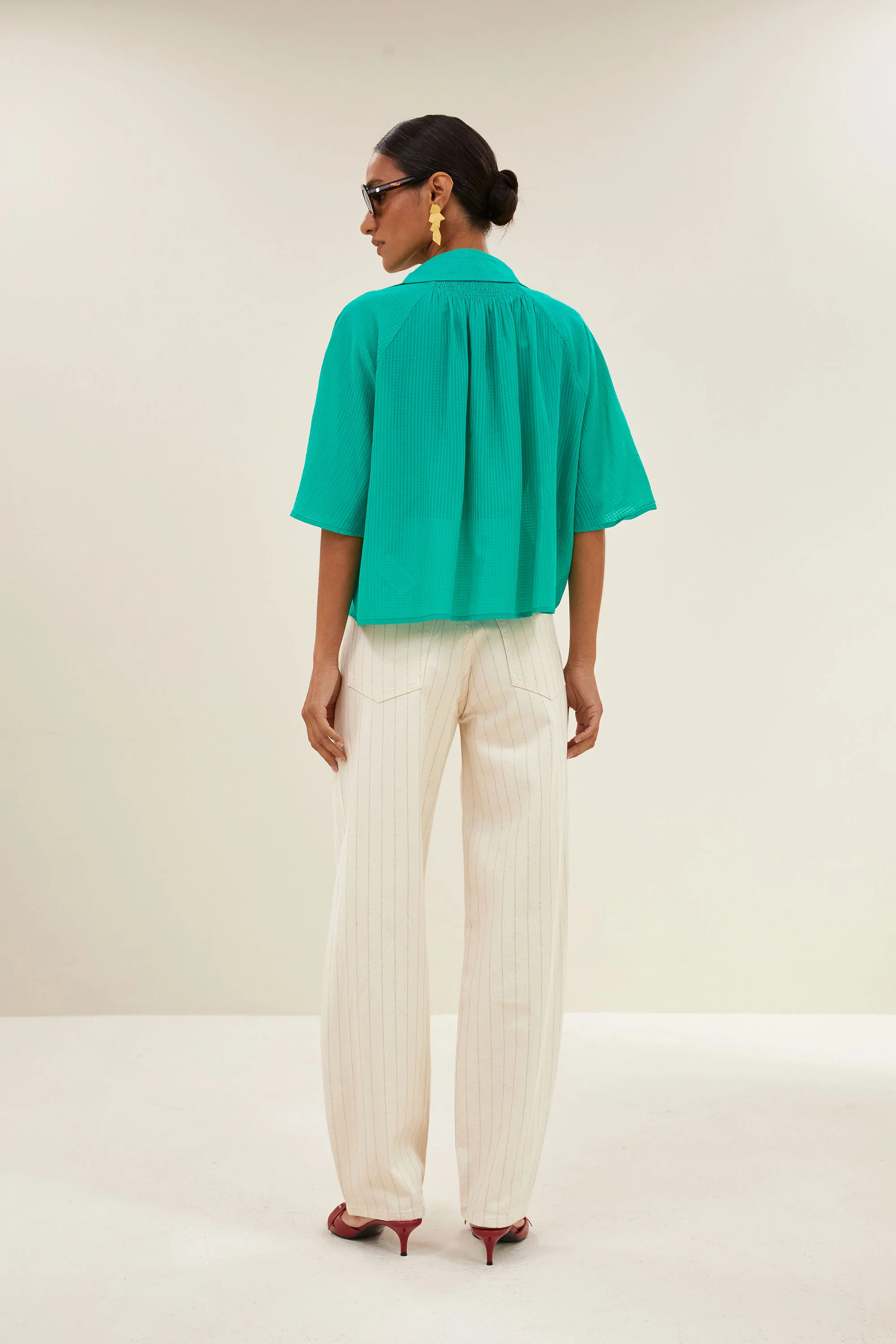kick blouse | lucky green - Image 5