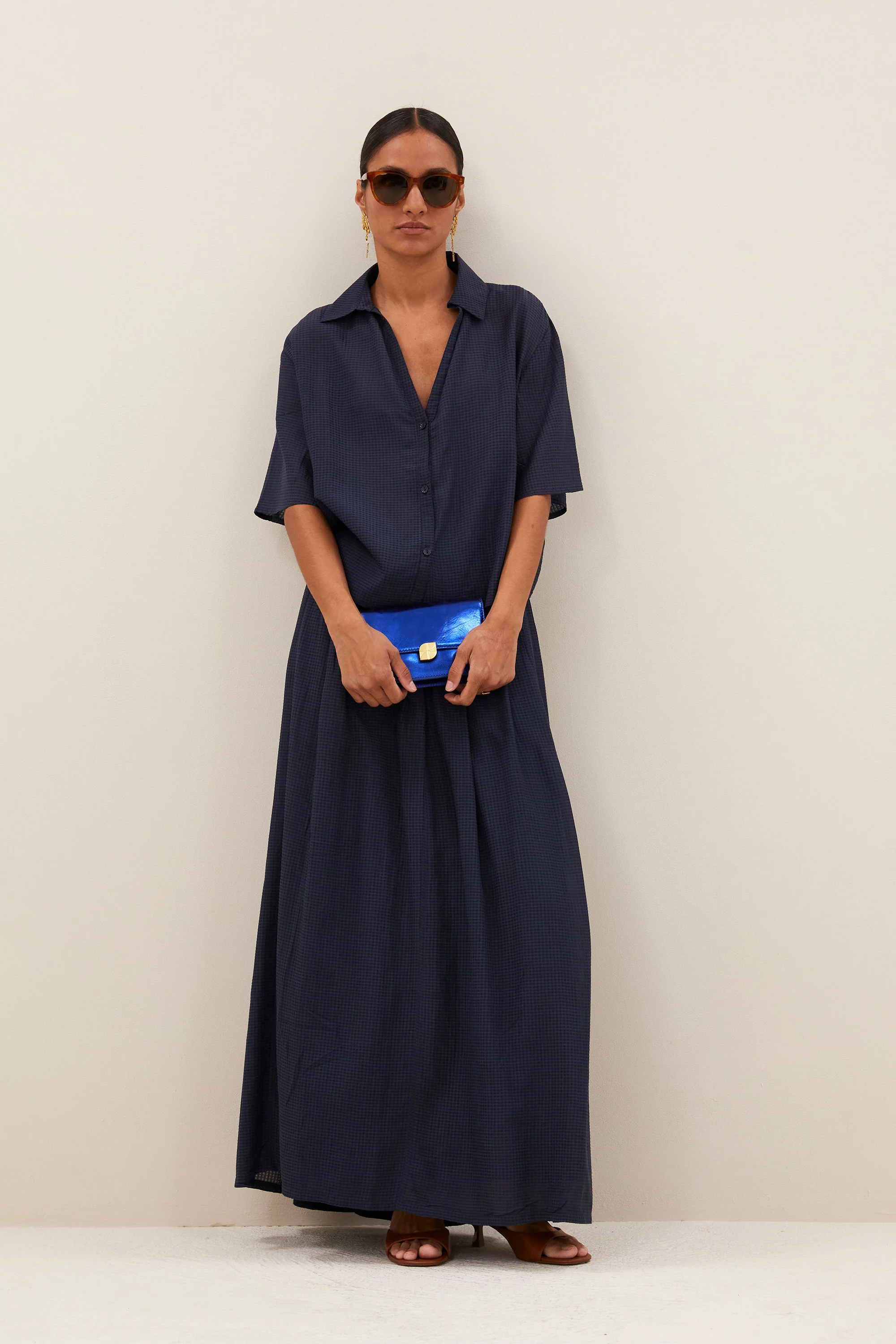 kick blouse | navy blue - Image 6