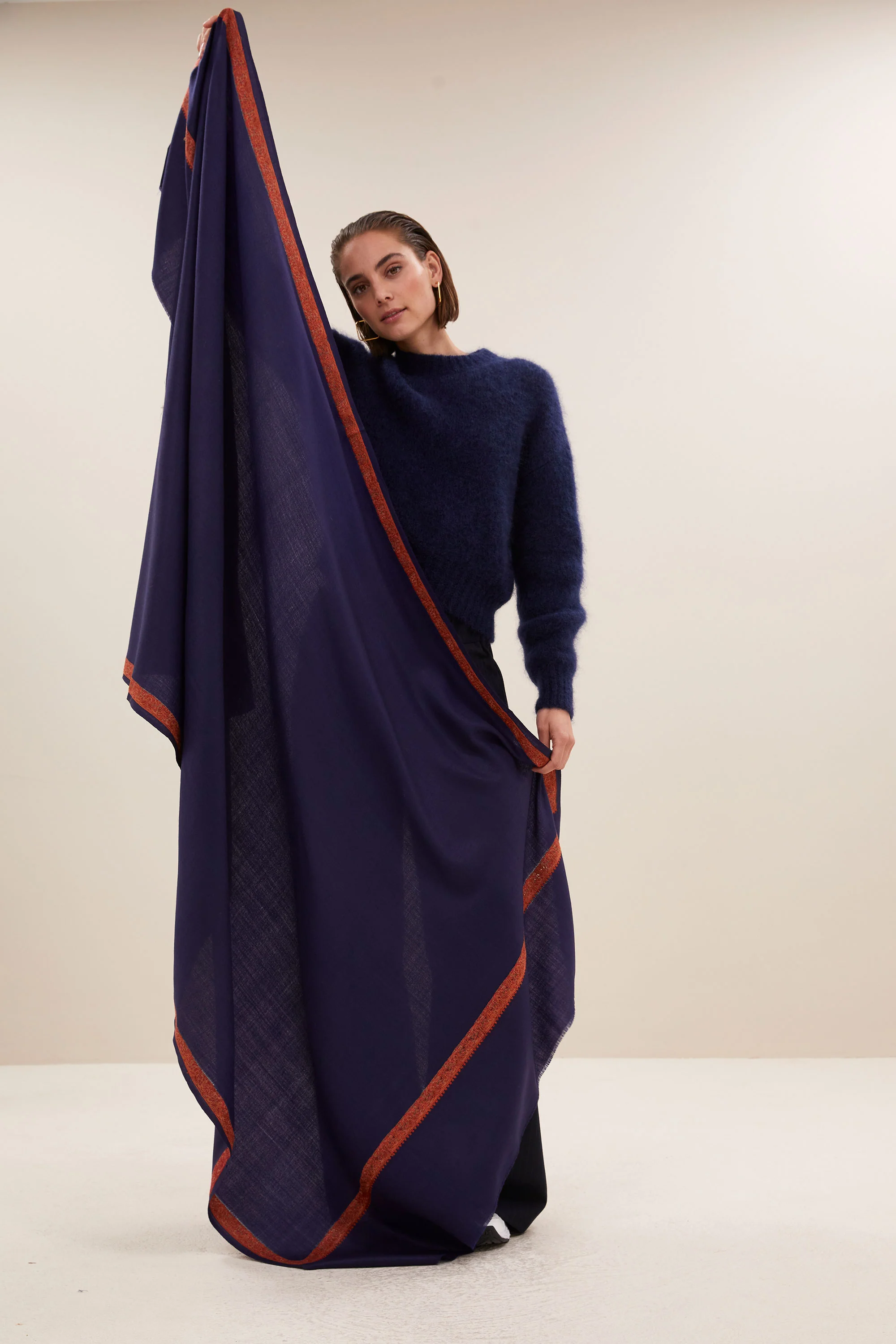 liora scarf | deep blue - Image 3