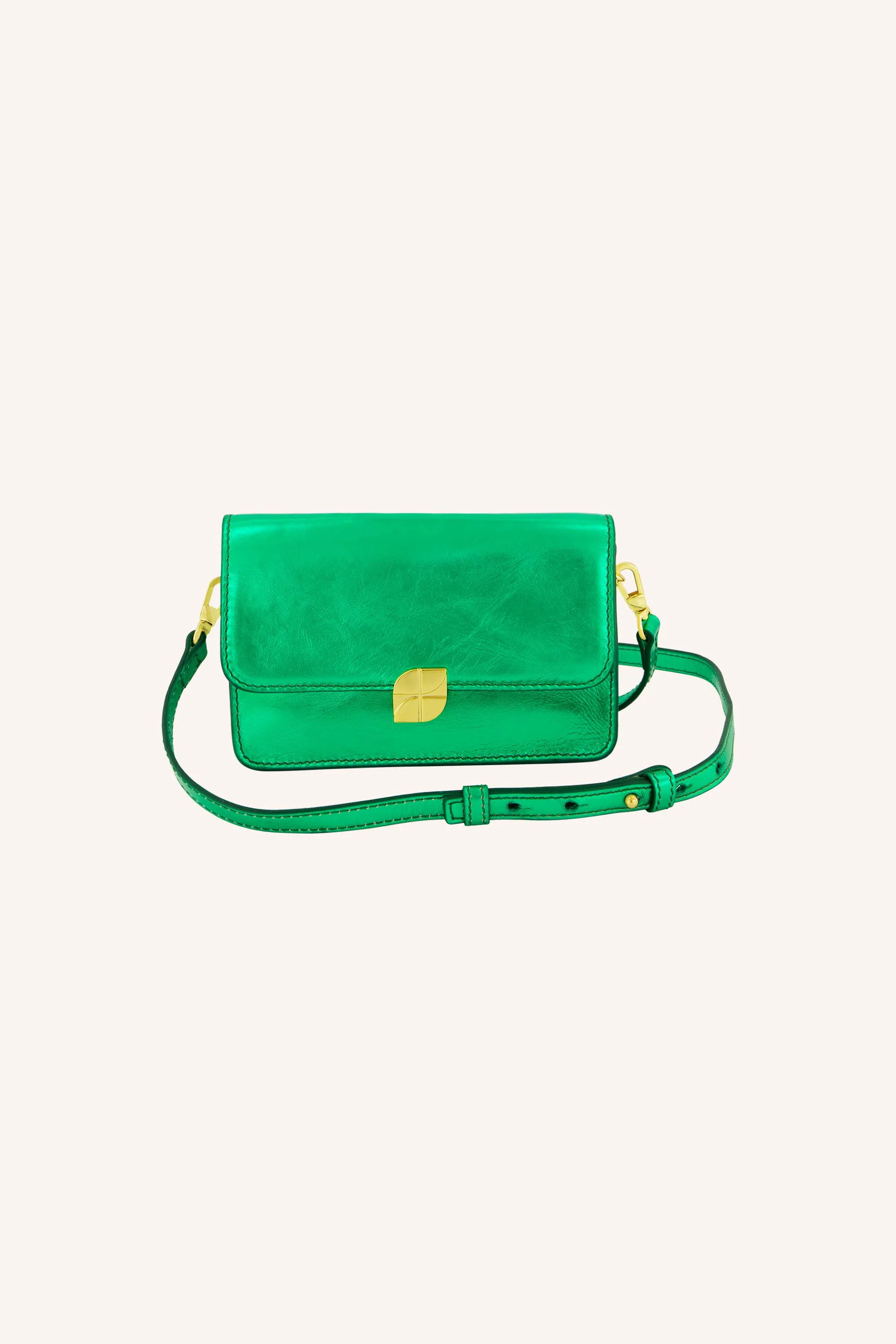 loua gloss bag | electric green - Image 3