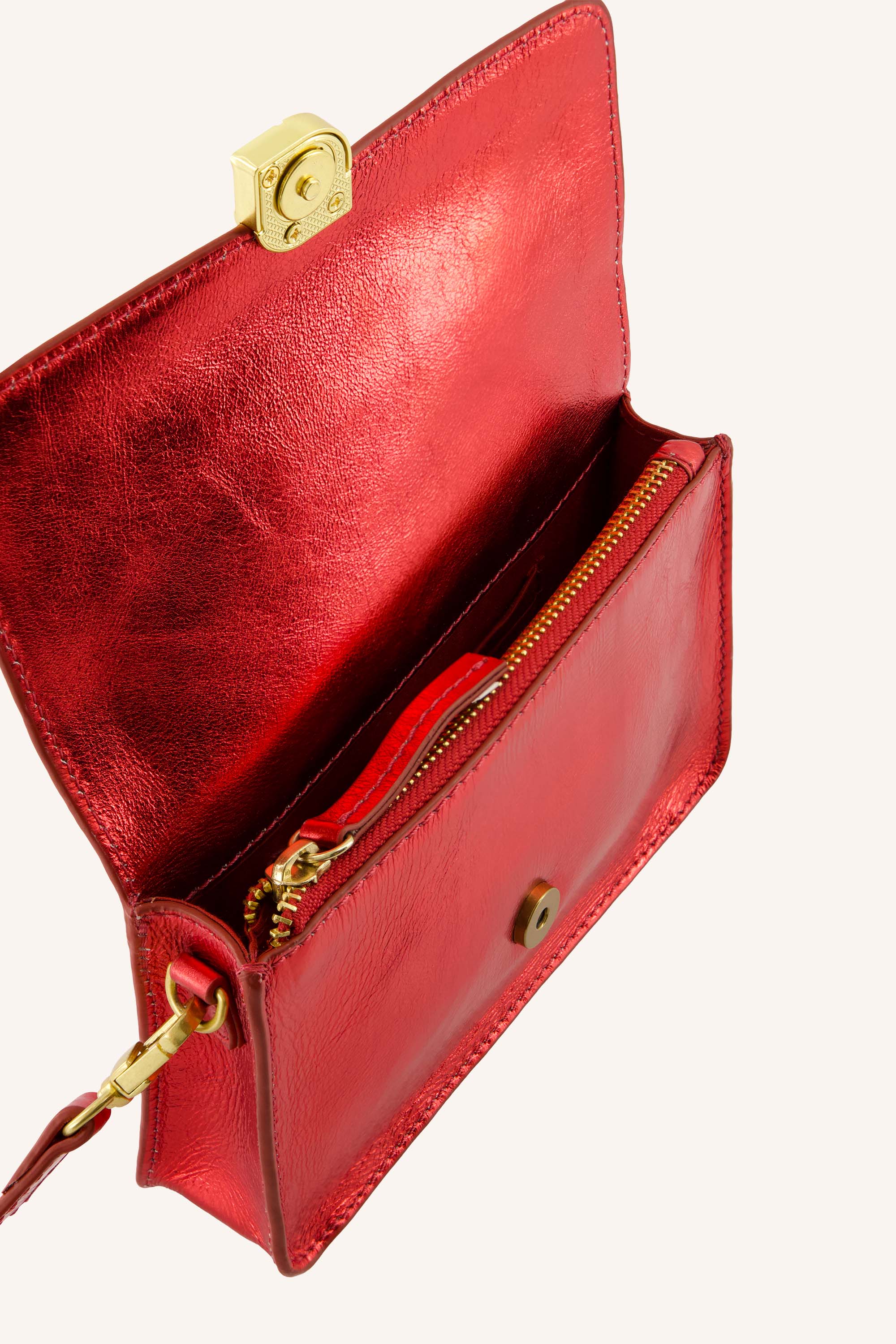 loua gloss bag | scarlet red - Image 4