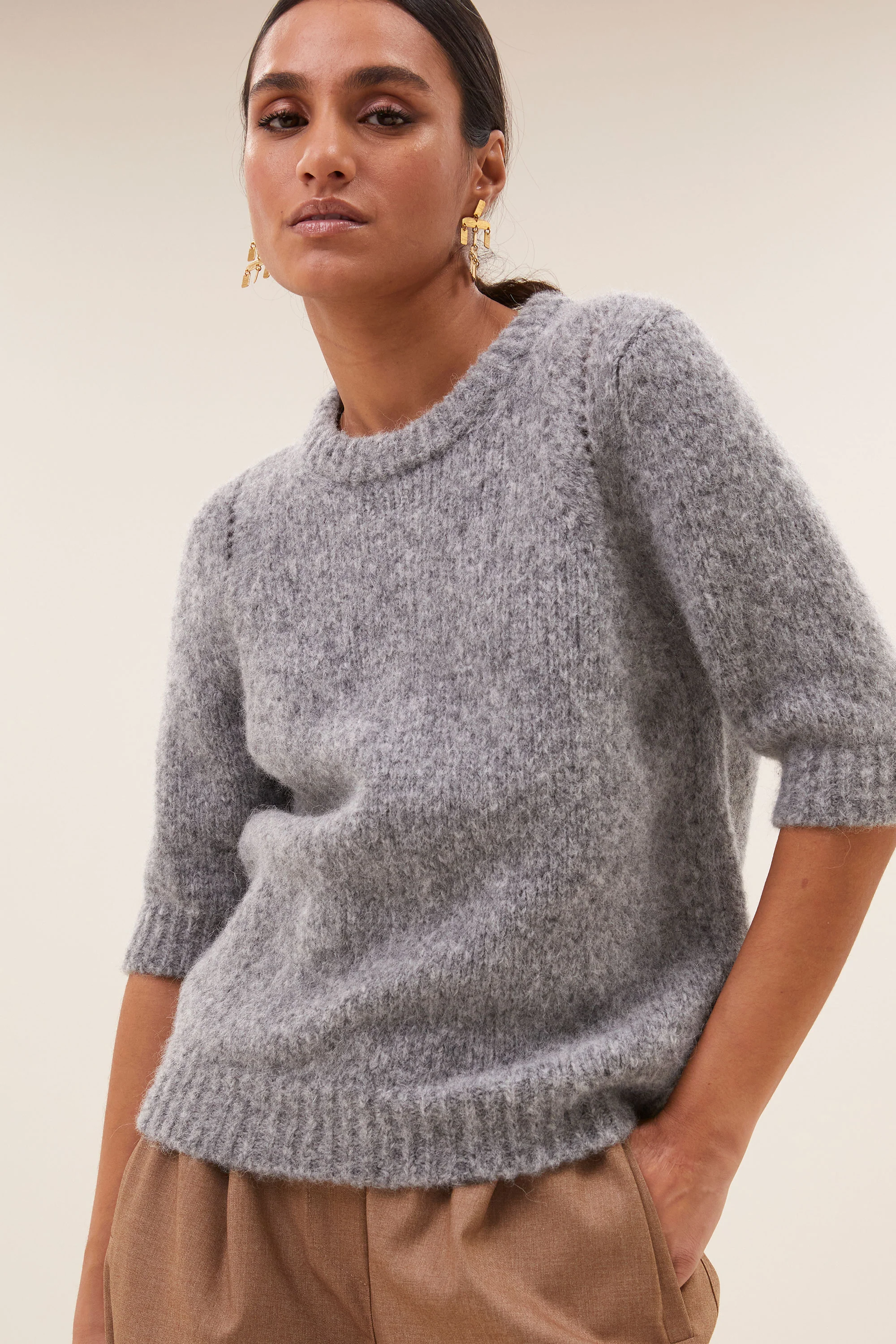lova bulky pullover | grey melee - Image 3
