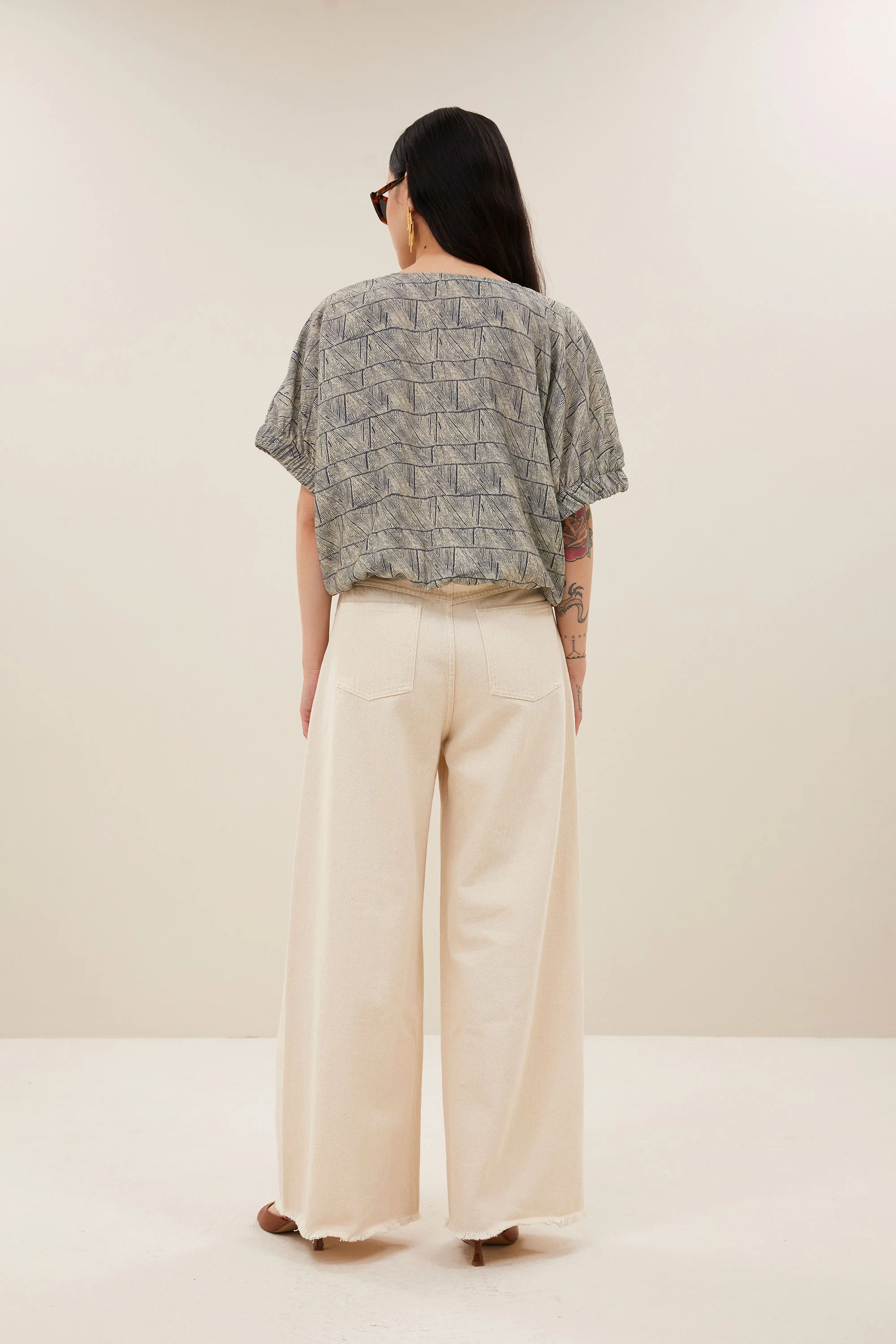 mabel vay blouse | vay print - Image 4