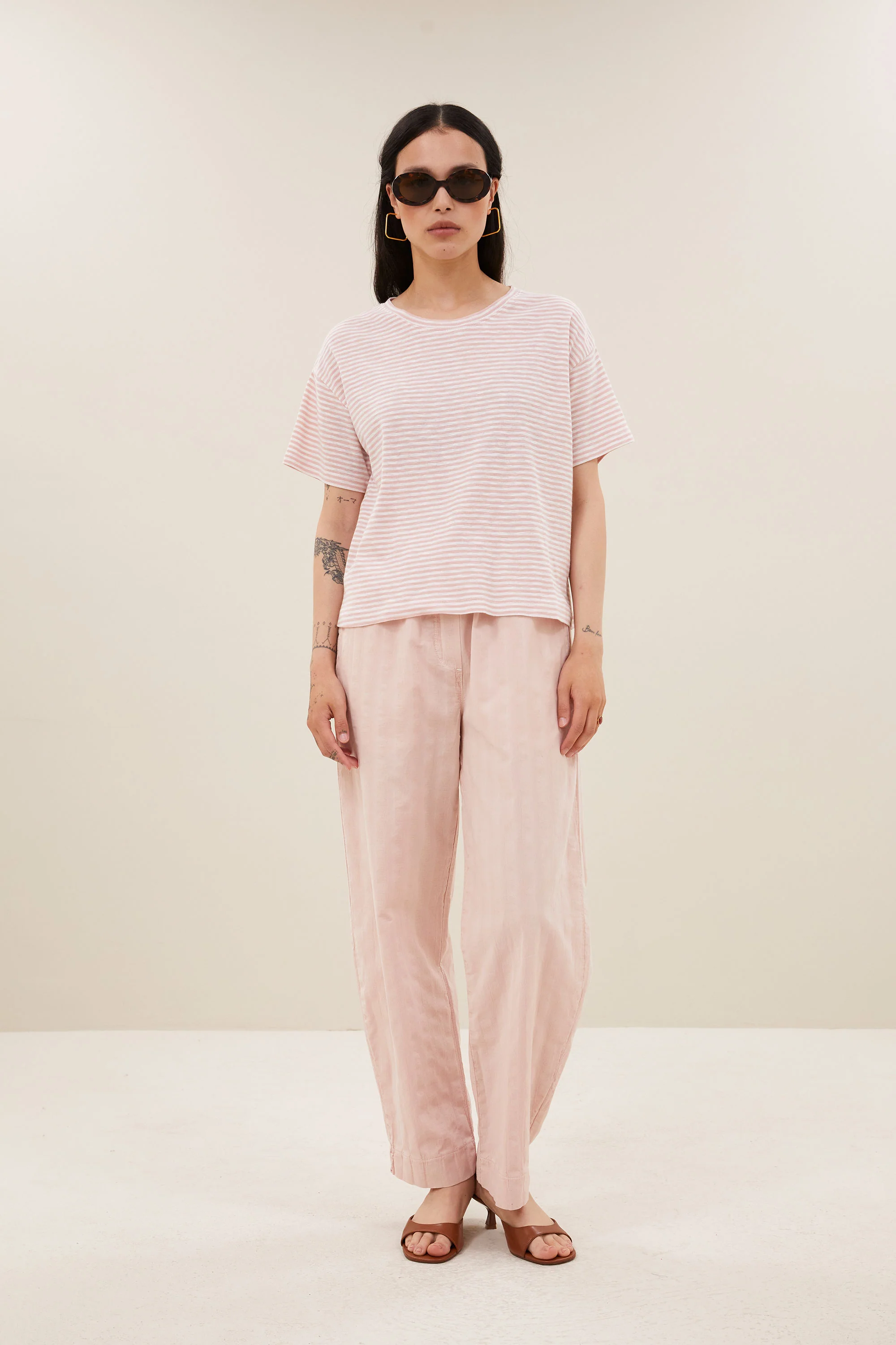 mace flame stripe top | light rose stripe - Image 2
